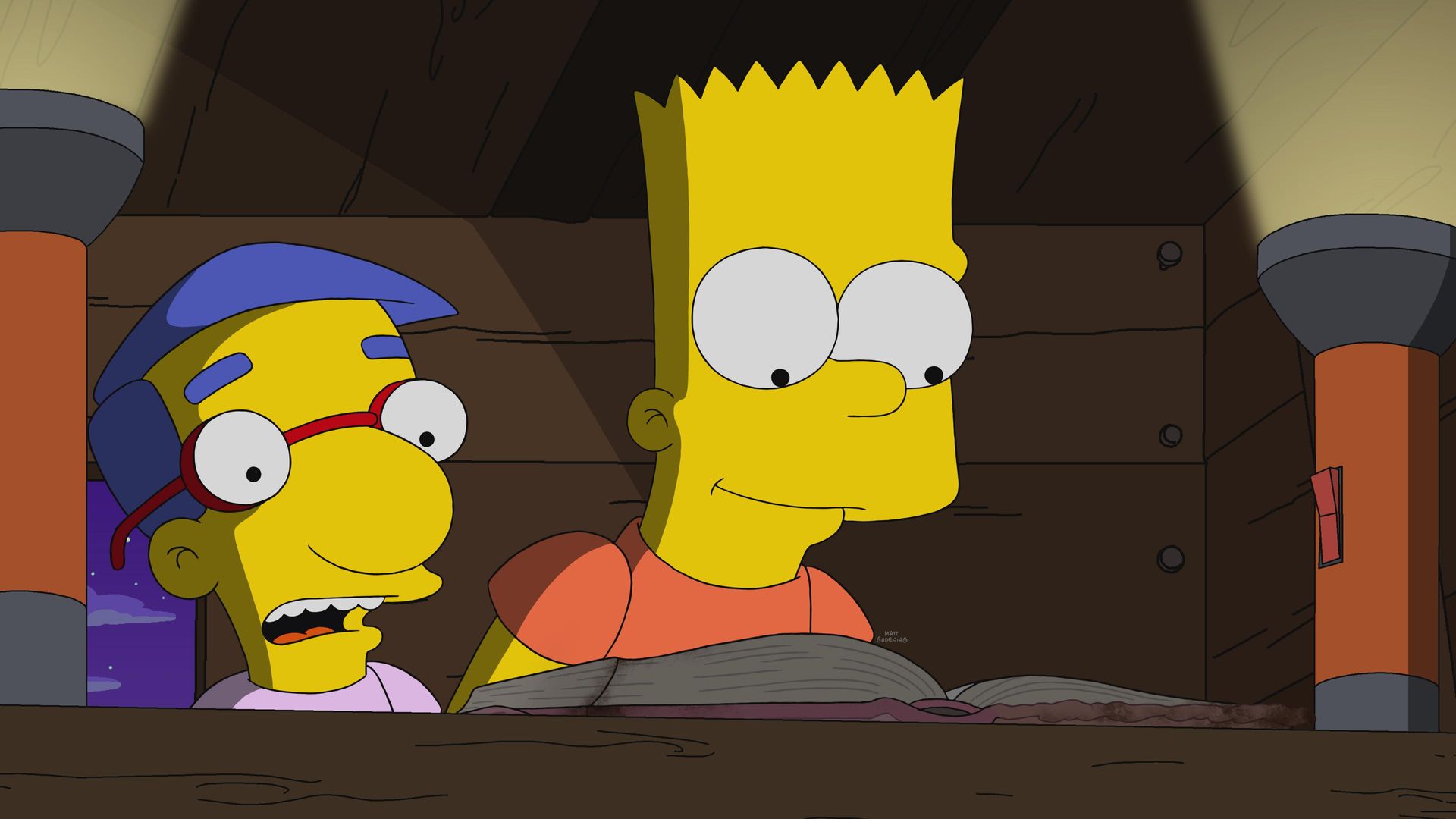 The Simpsons background