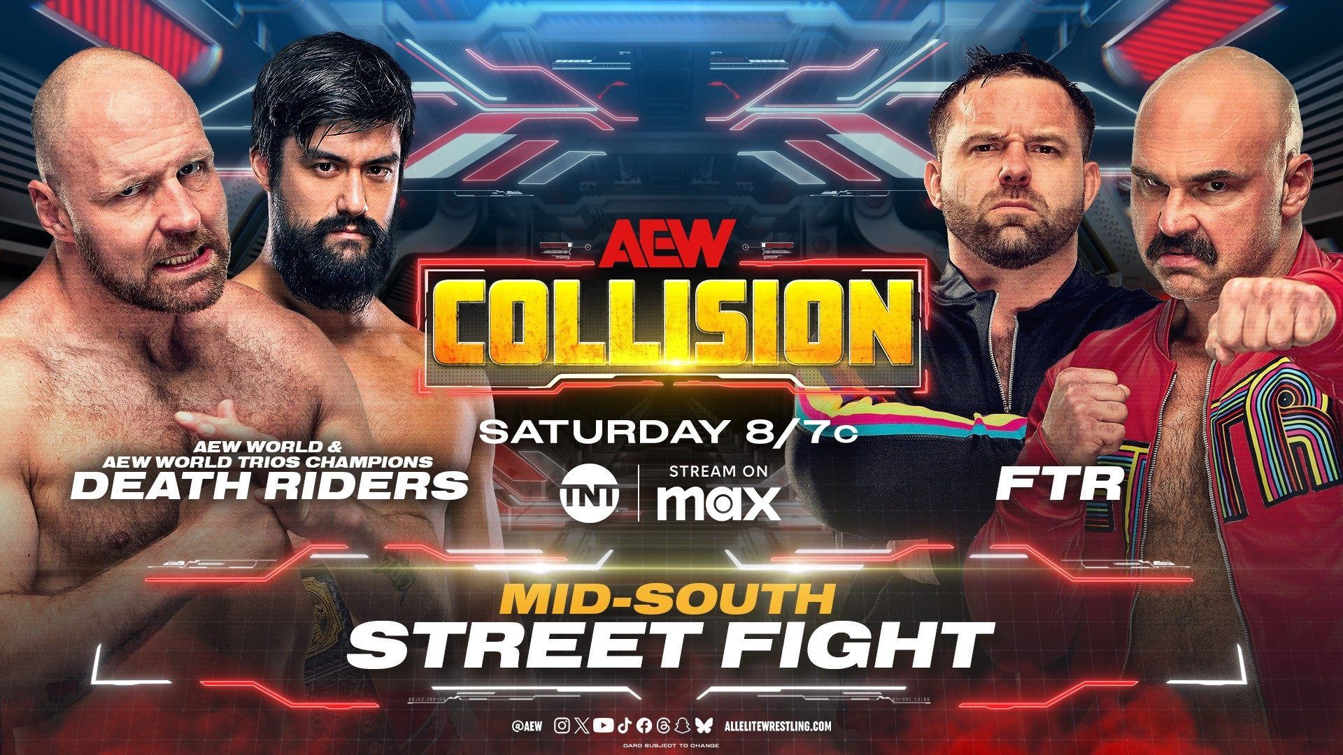 AEW Collision background