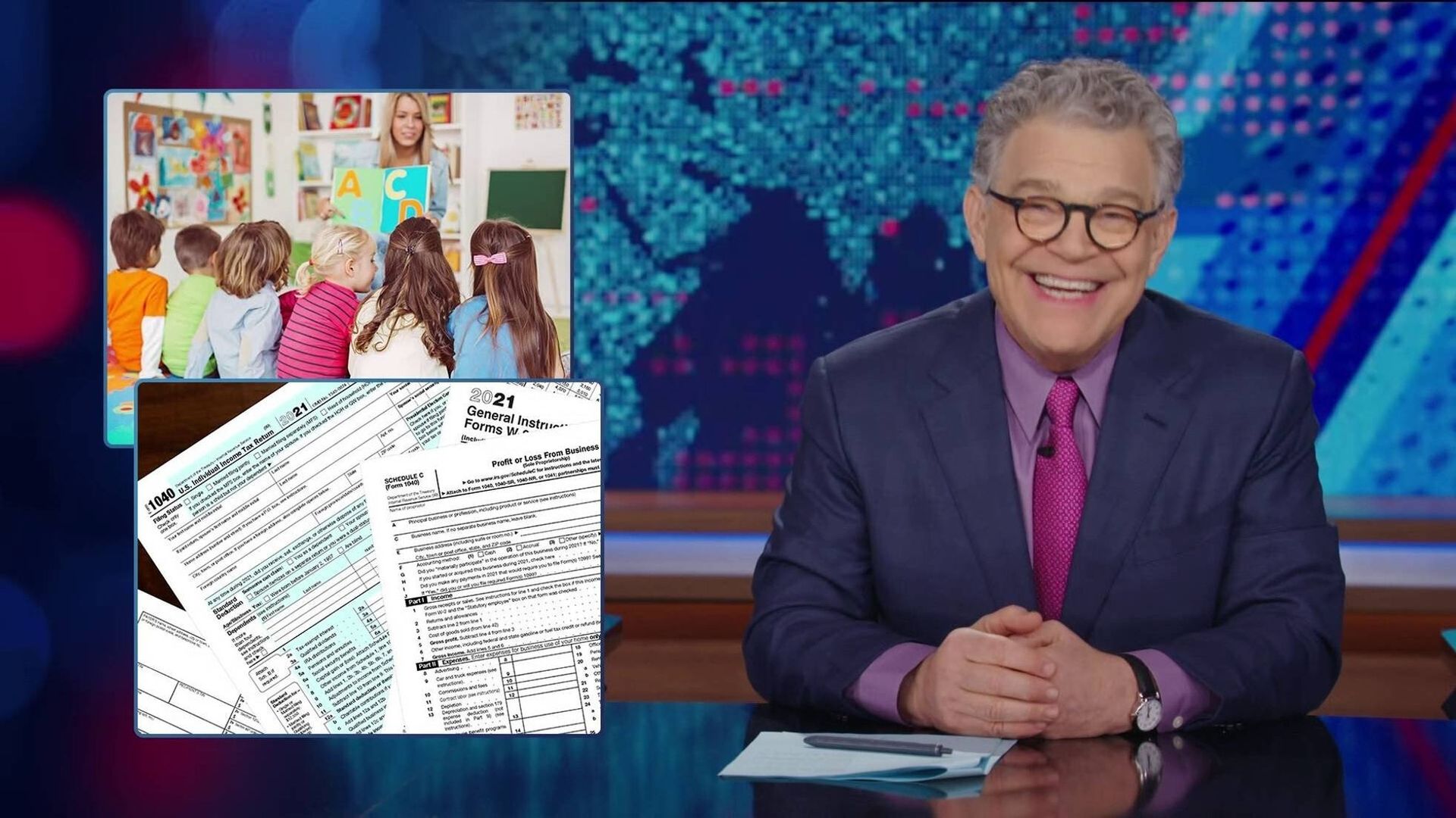 The Daily Show background