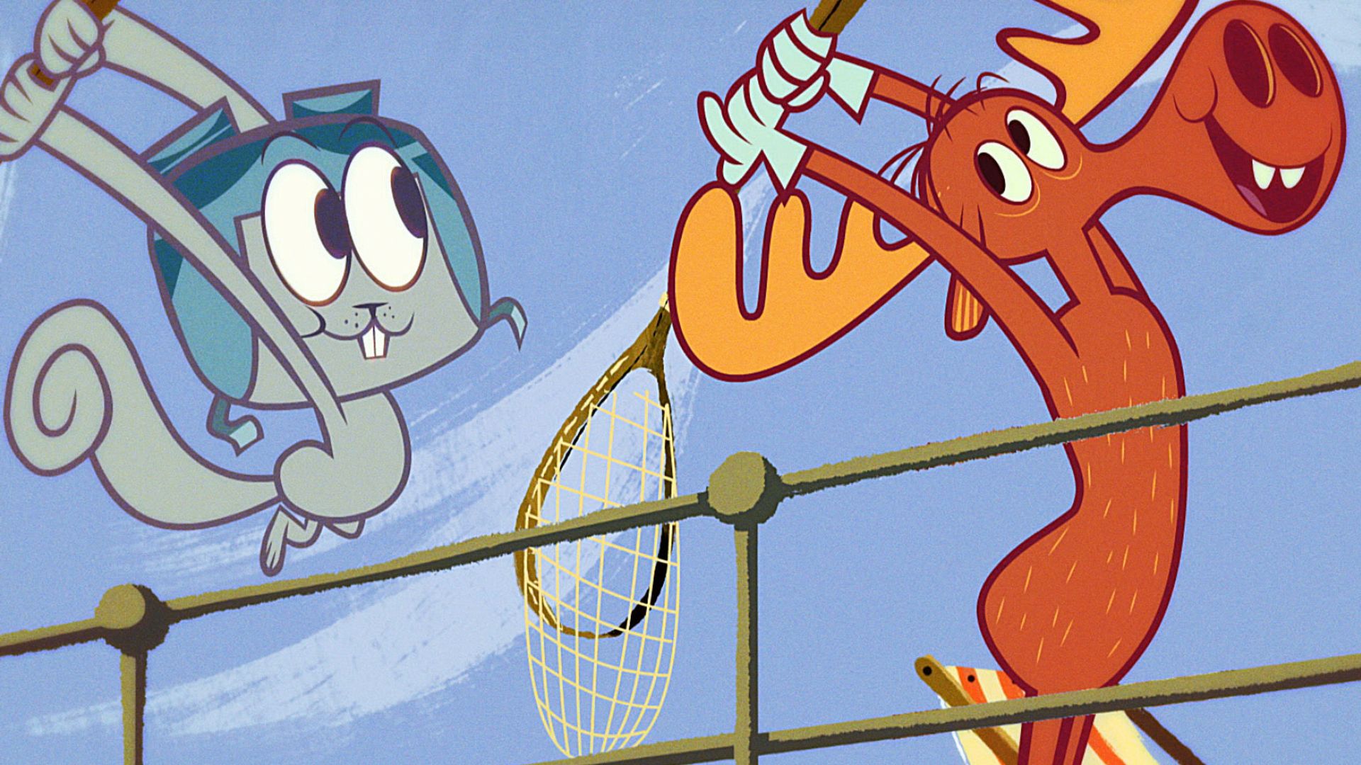 The Adventures of Rocky and Bullwinkle background