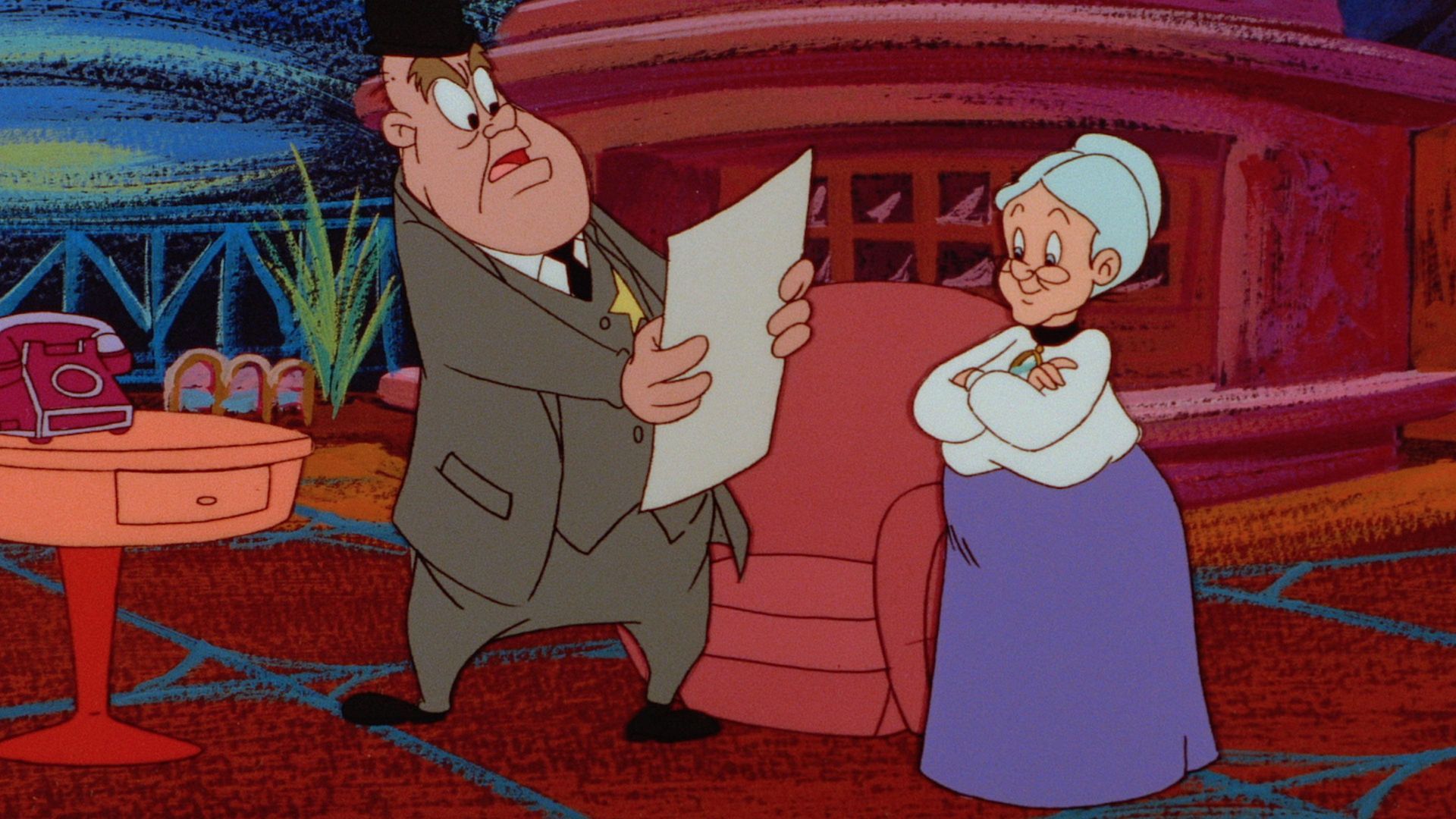 The Sylvester & Tweety Mysteries background