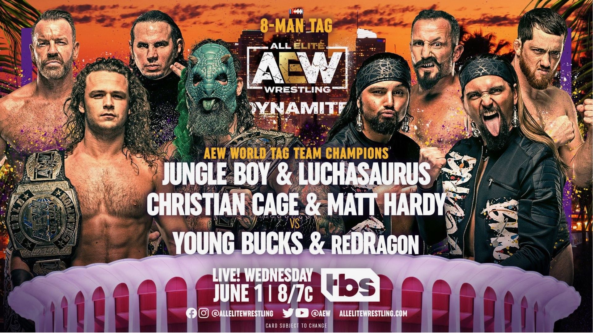 All Elite Wrestling: Dynamite background