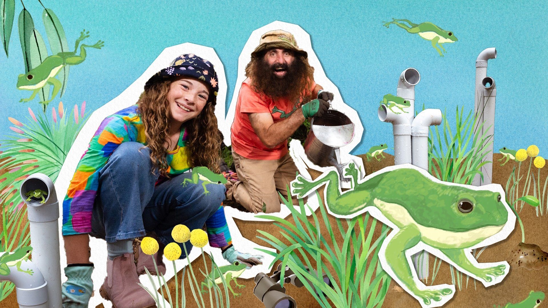 Gardening Australia Junior background