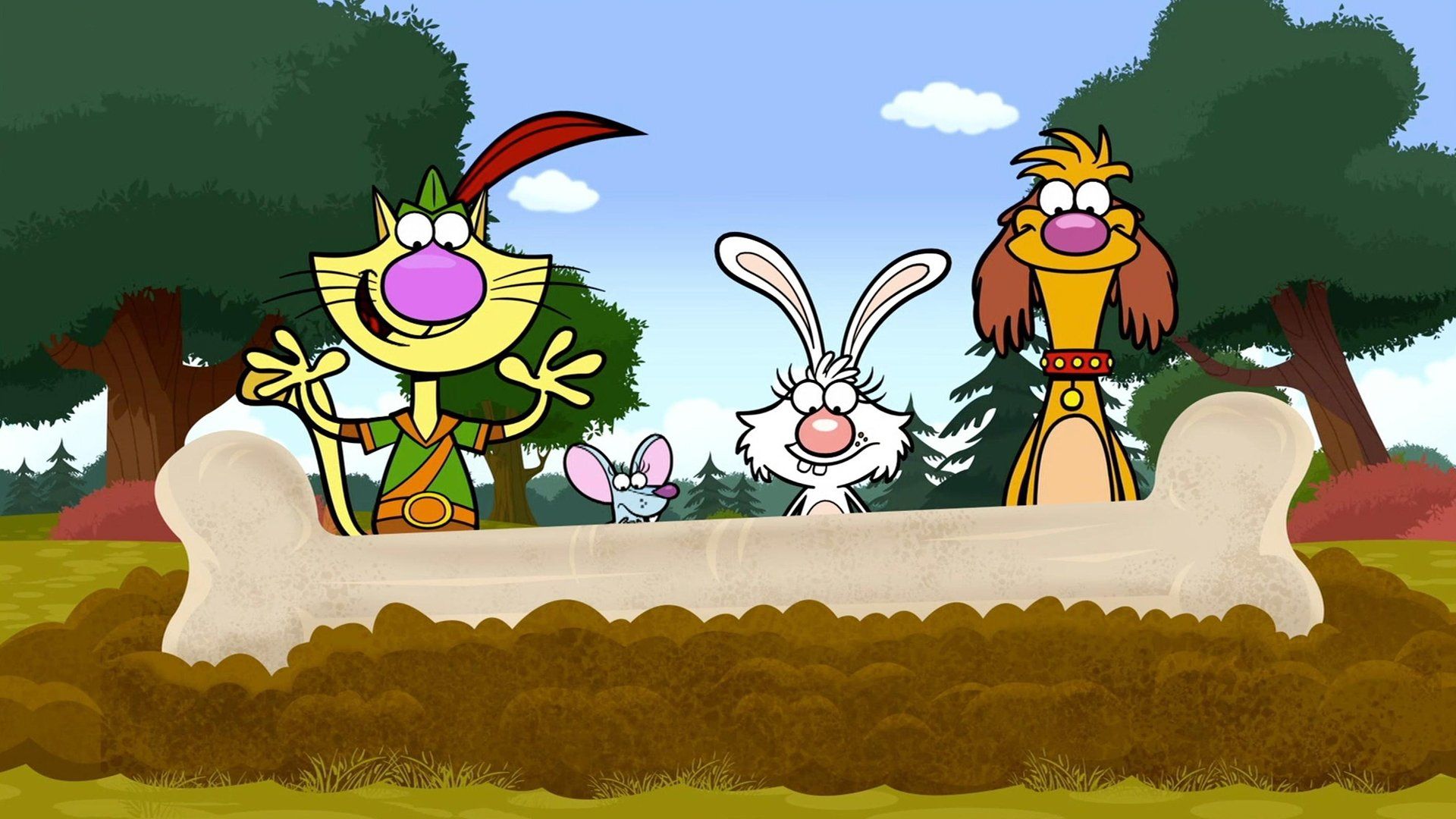 Nature Cat background