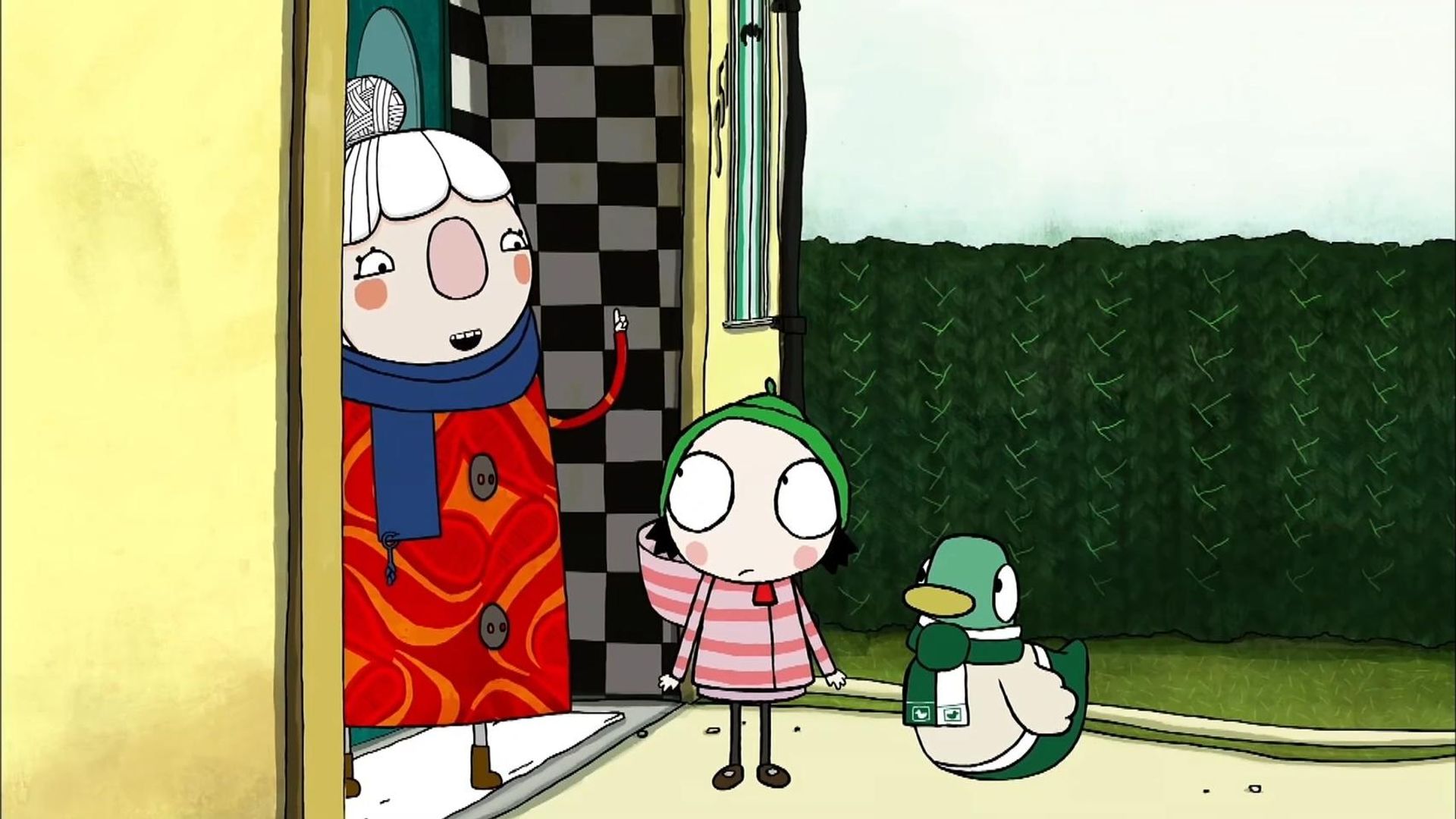 Sarah and Duck background