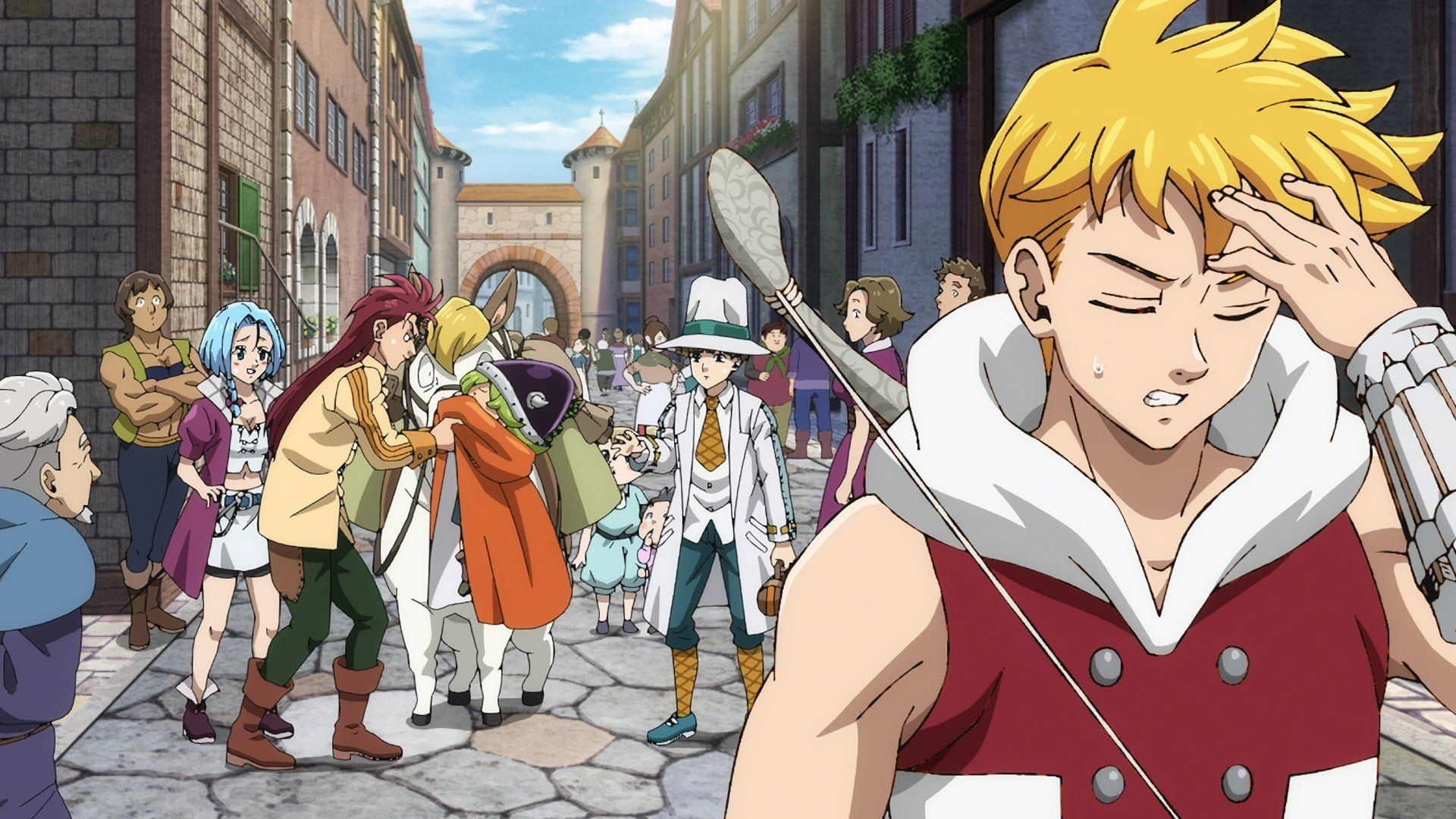 The Seven Deadly Sins: Four Knights of the Apocalypse background