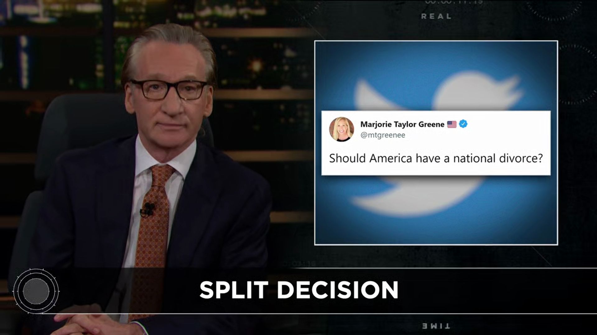Real Time with Bill Maher background