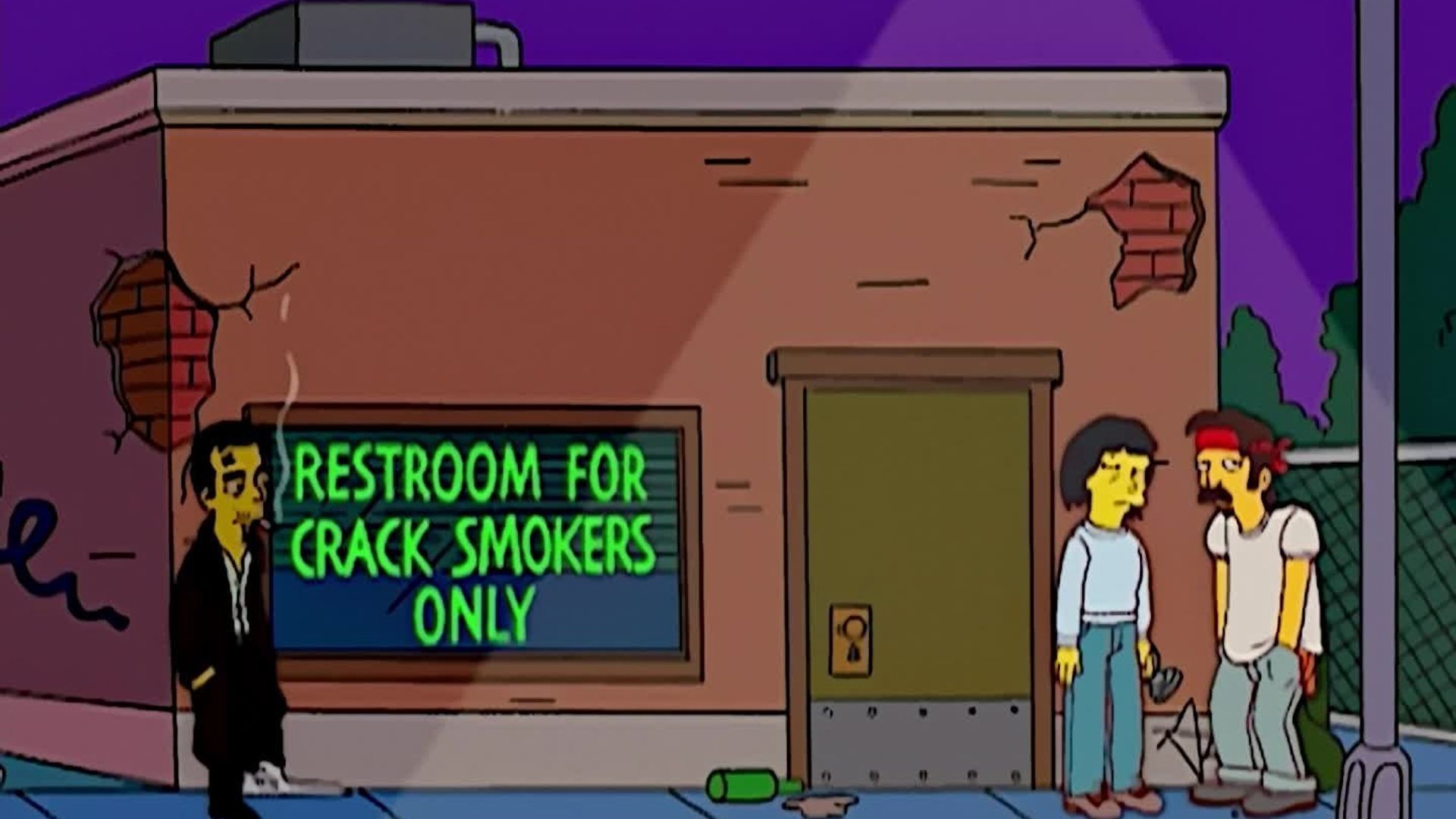The Simpsons background