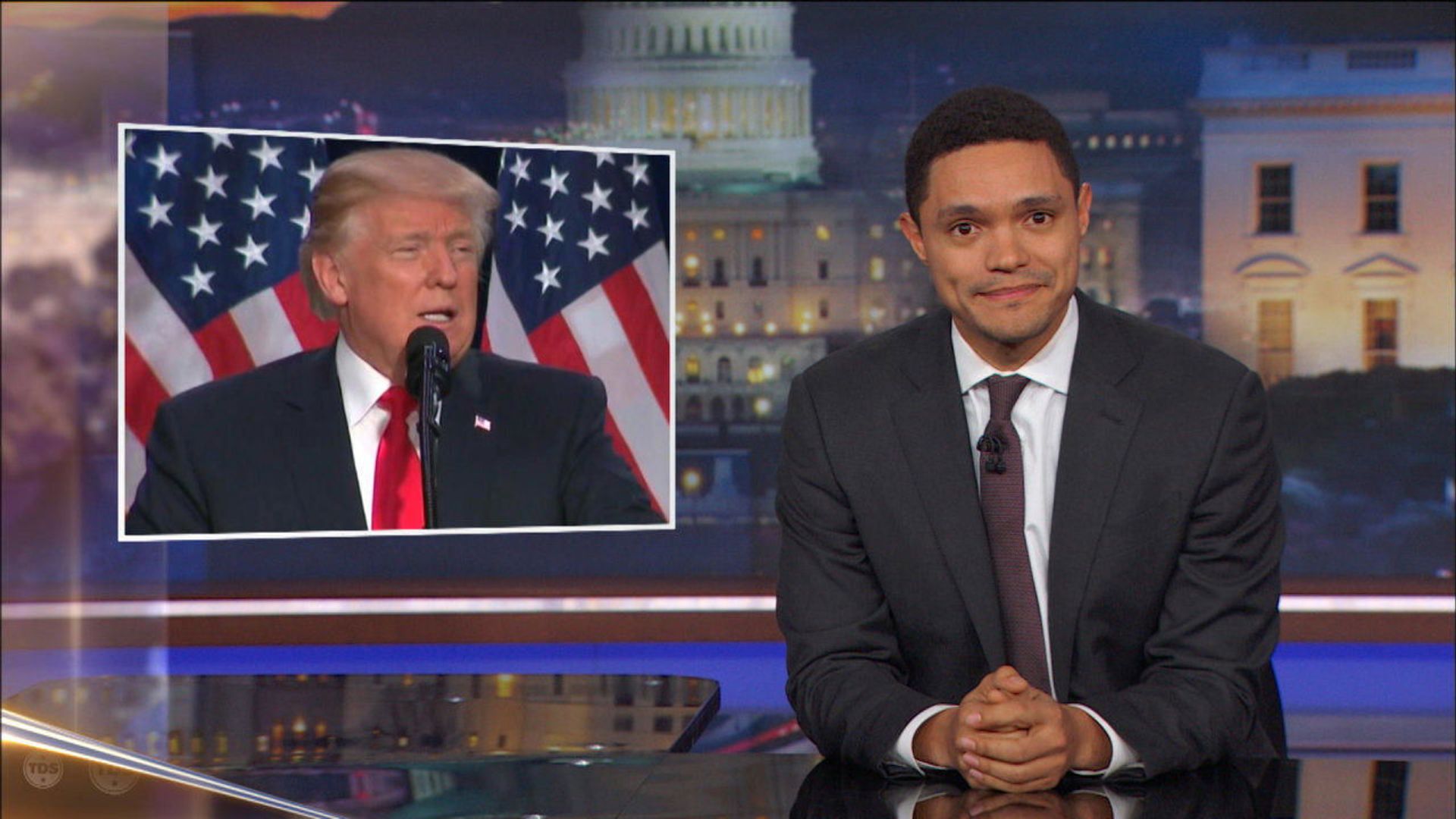 The Daily Show background