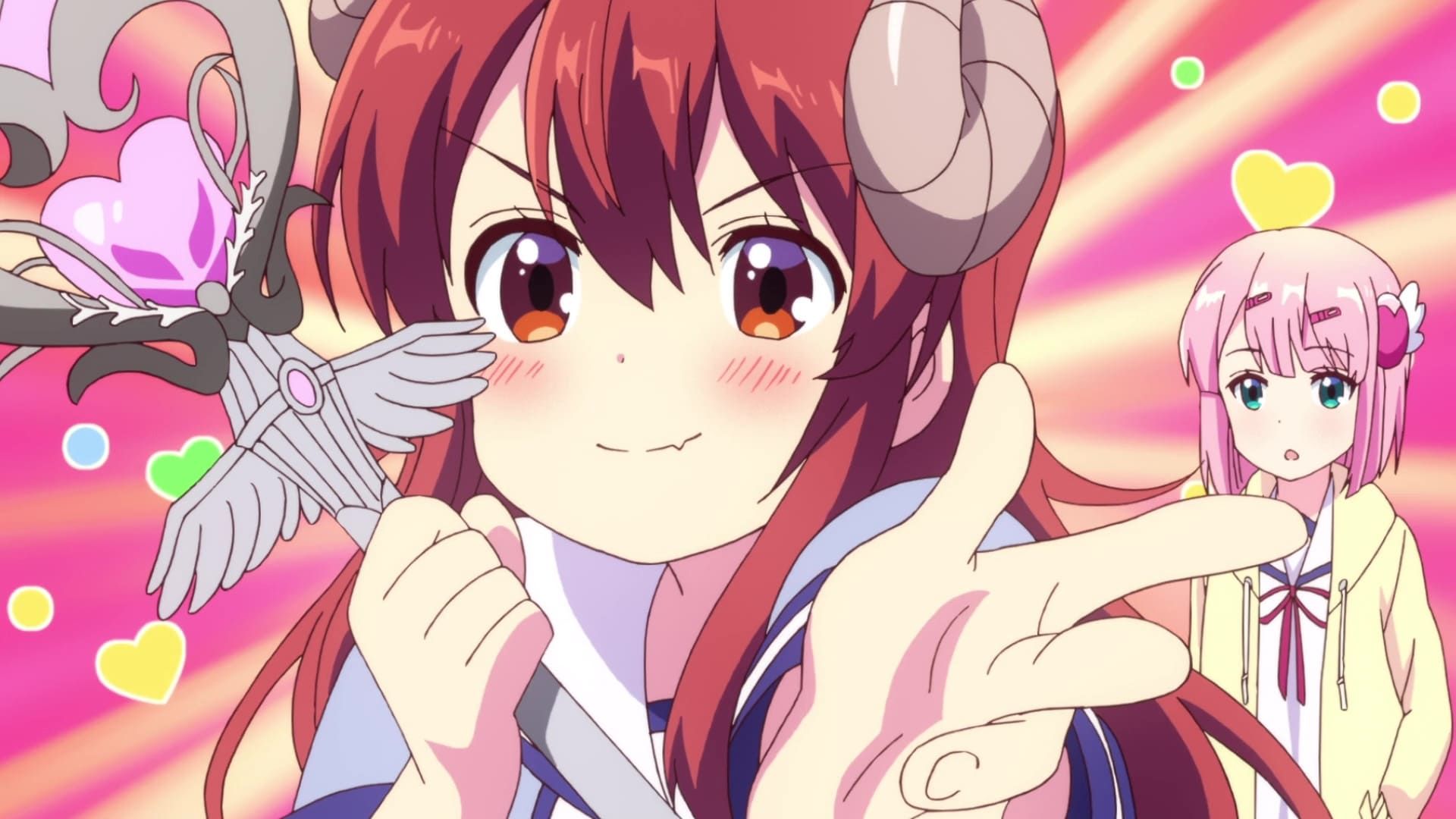 The Demon Girl Next Door background