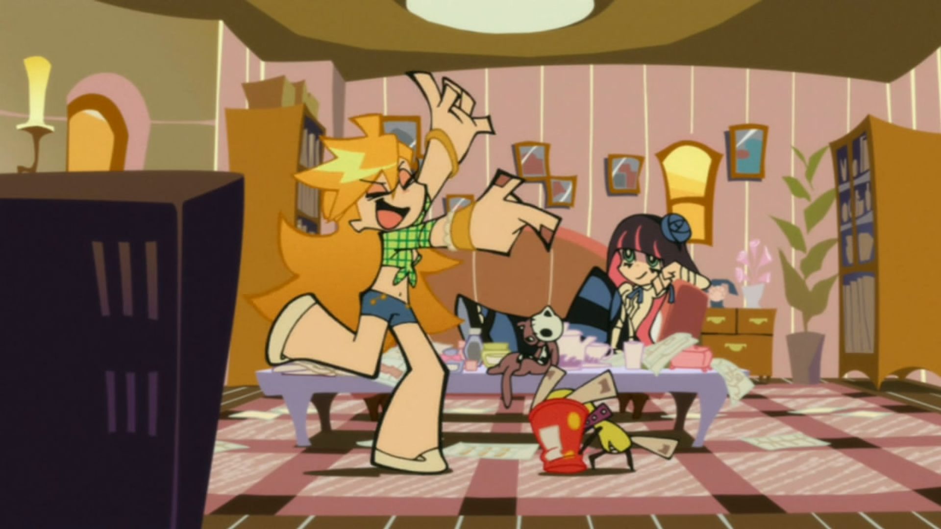 Panty & Stocking with Garterbelt background