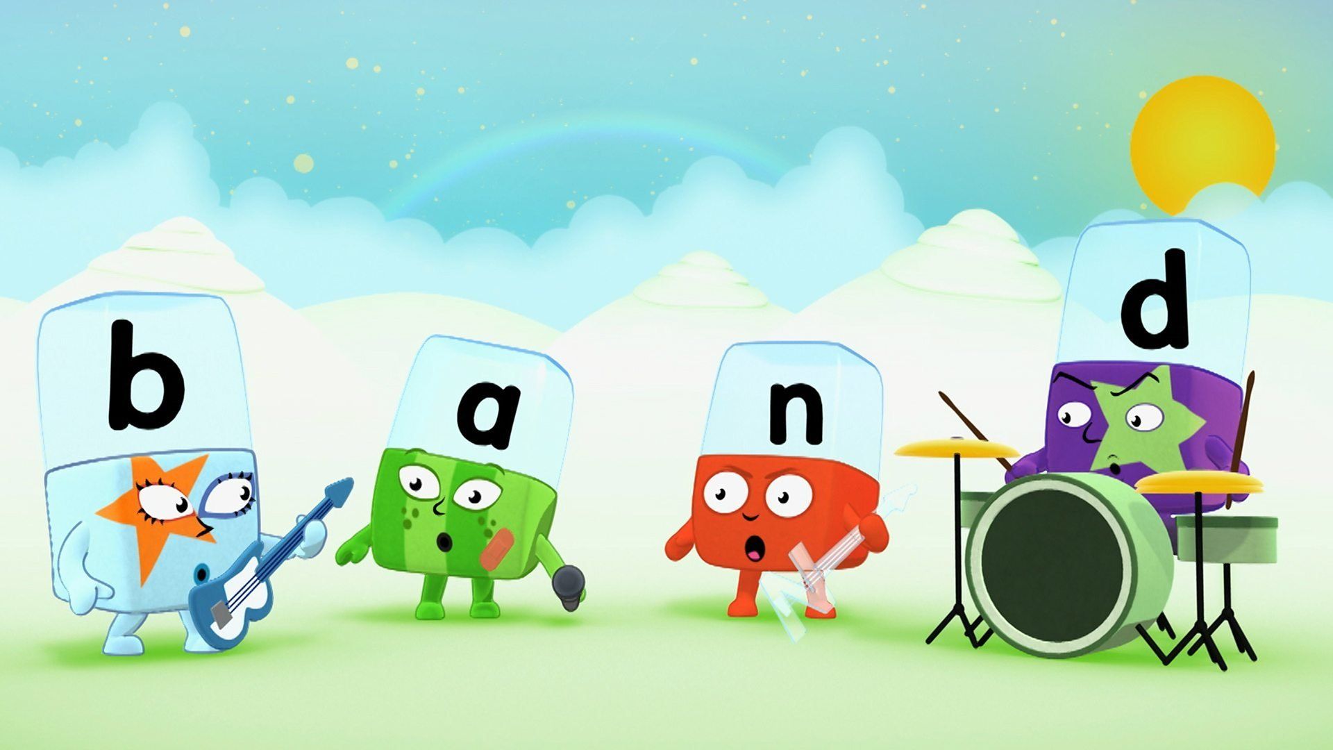 Alphablocks background