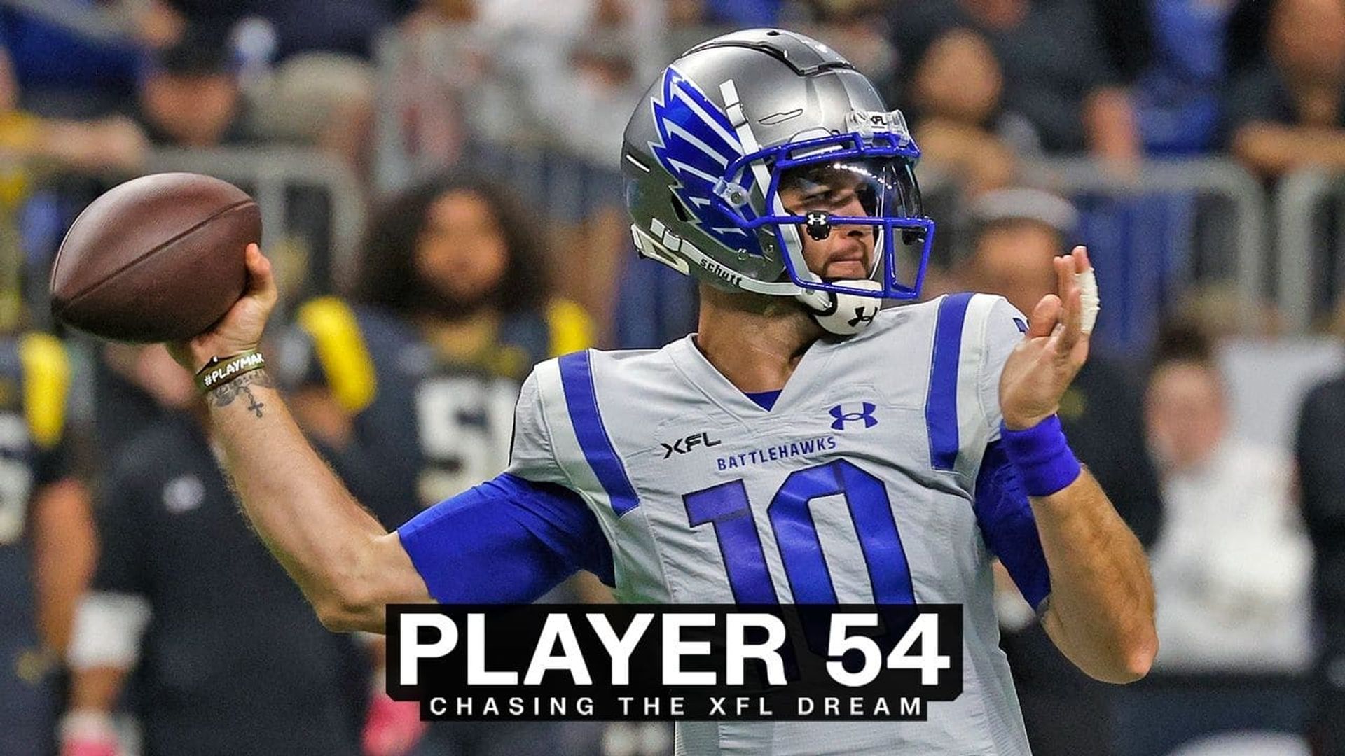 Player 54: Chasing the XFL Dream background