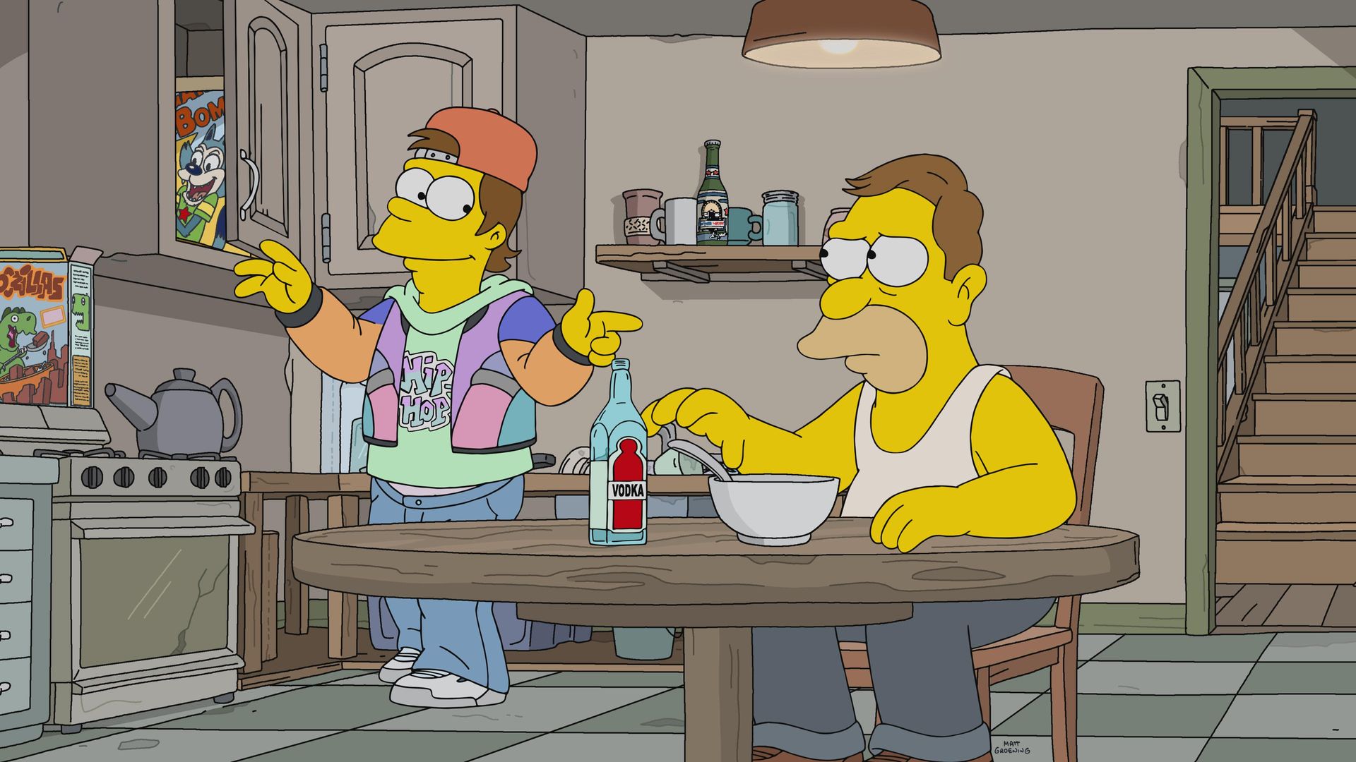 The Simpsons background