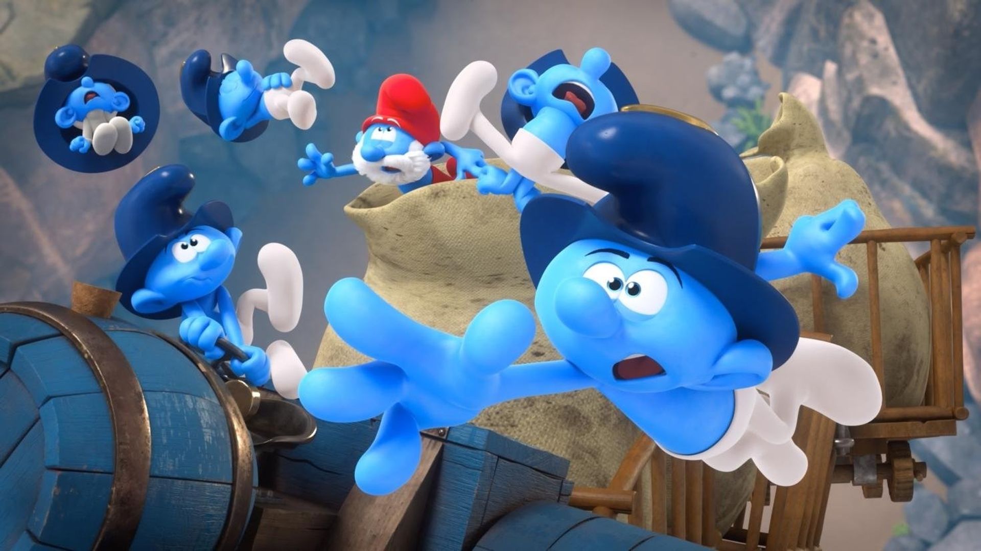 The Smurfs background