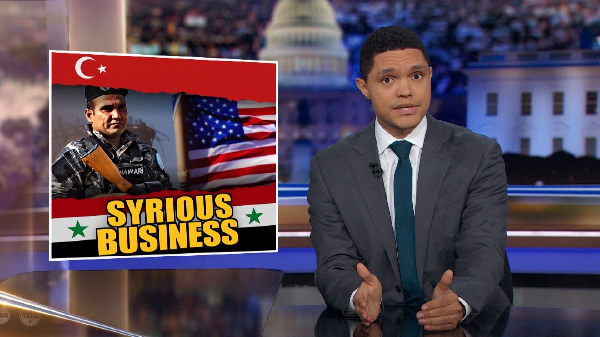 The Daily Show background
