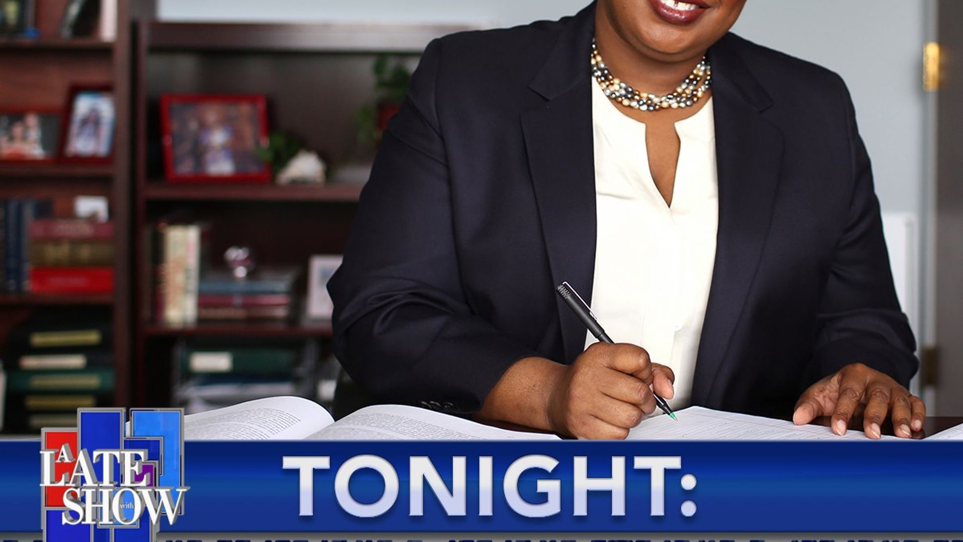 The Late Show with Stephen Colbert background