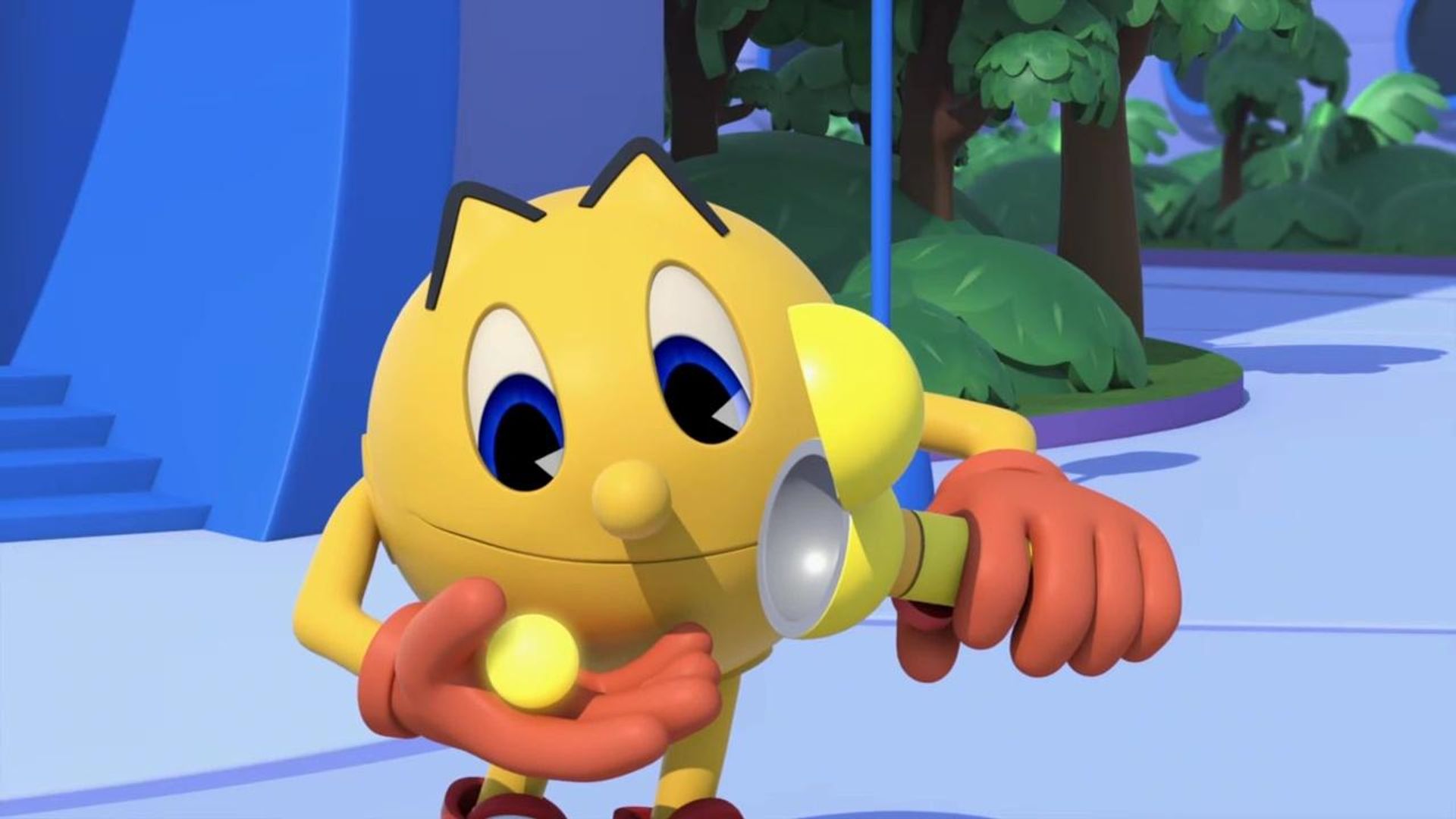 Pac-Man y las aventuras fantasmales background