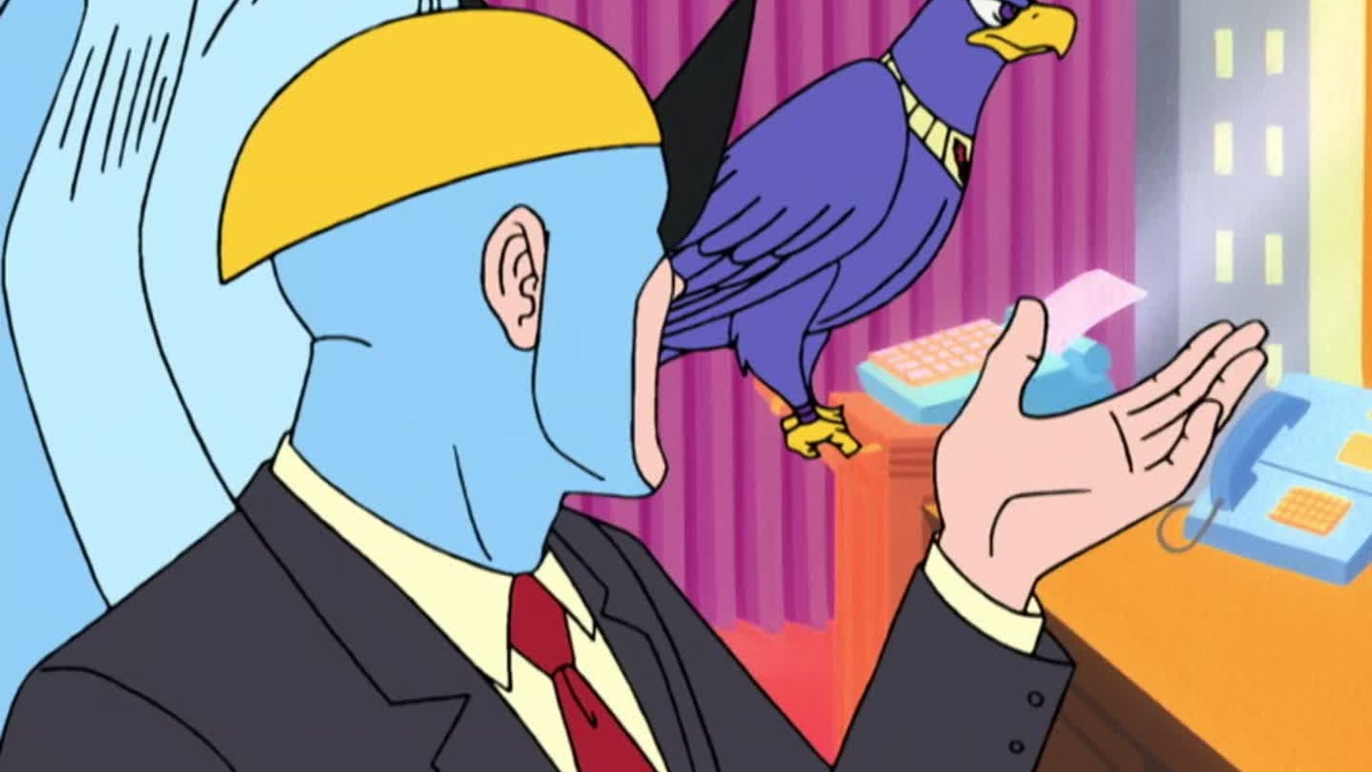 Harvey Birdman, Attorney at Law background