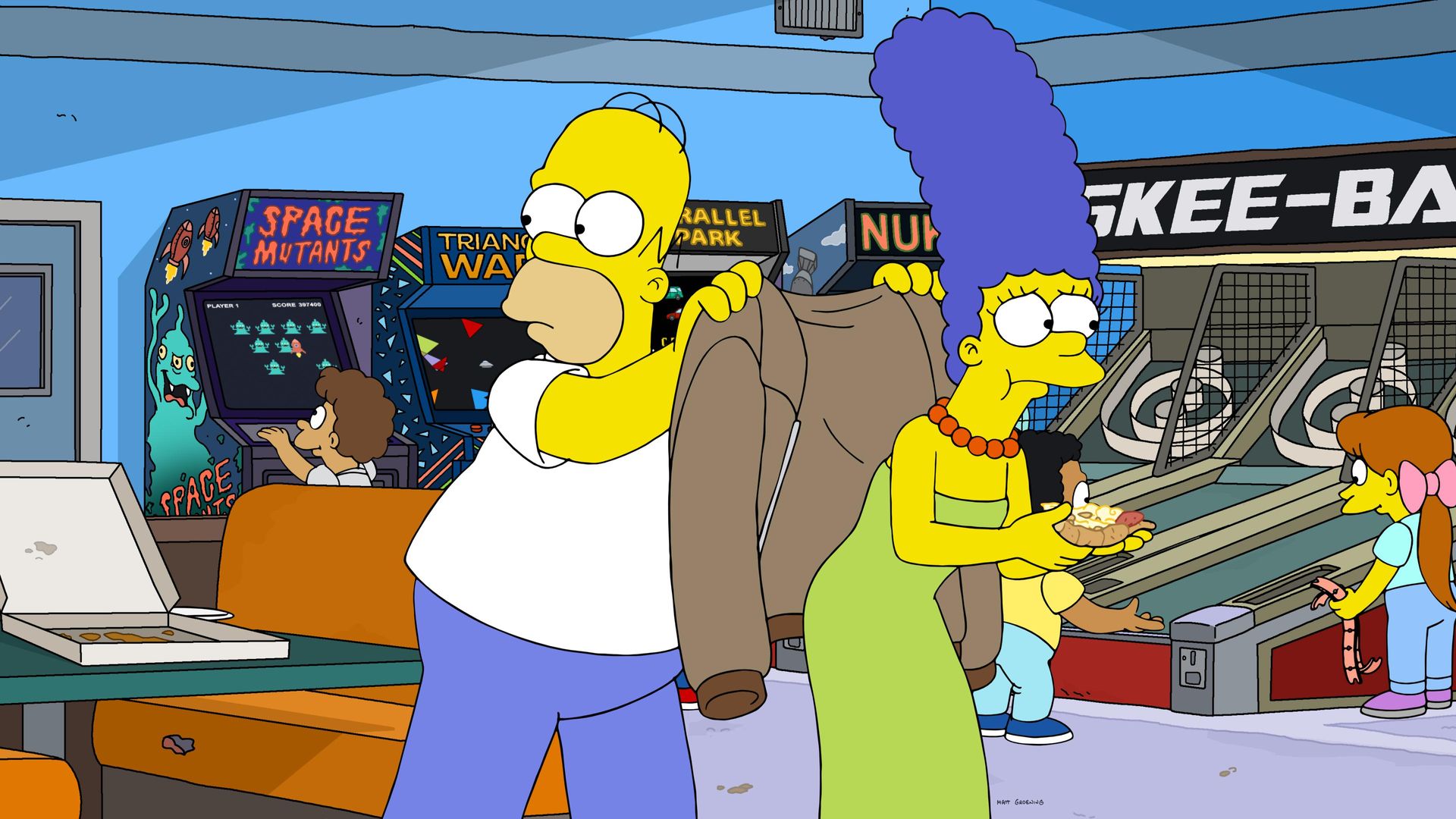 The Simpsons background