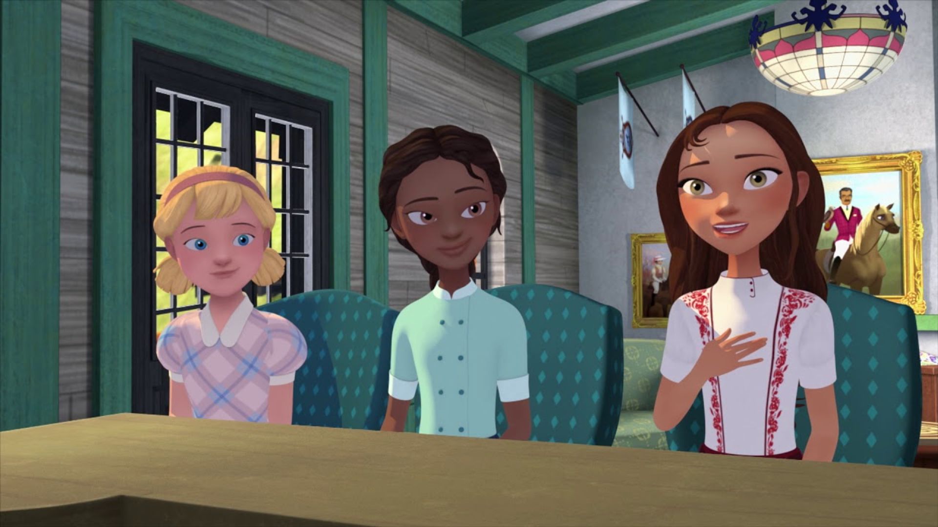 Spirit Riding Free: Riding Academy background