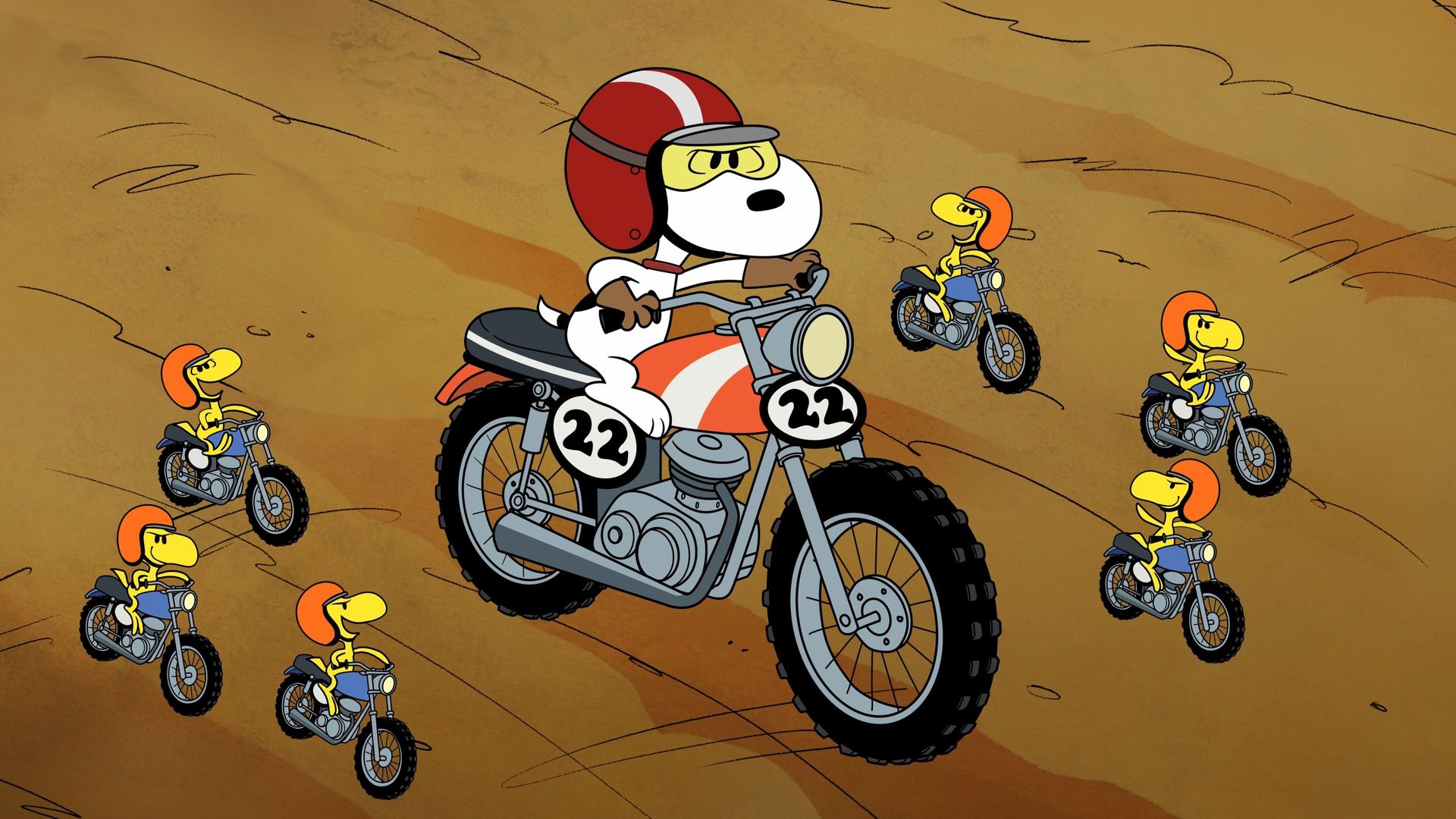 The Snoopy Show background