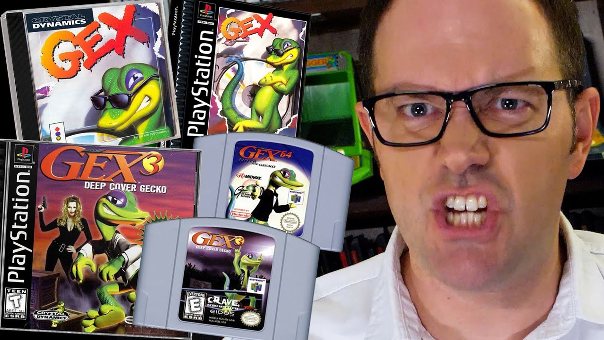 The Angry Video Game Nerd background