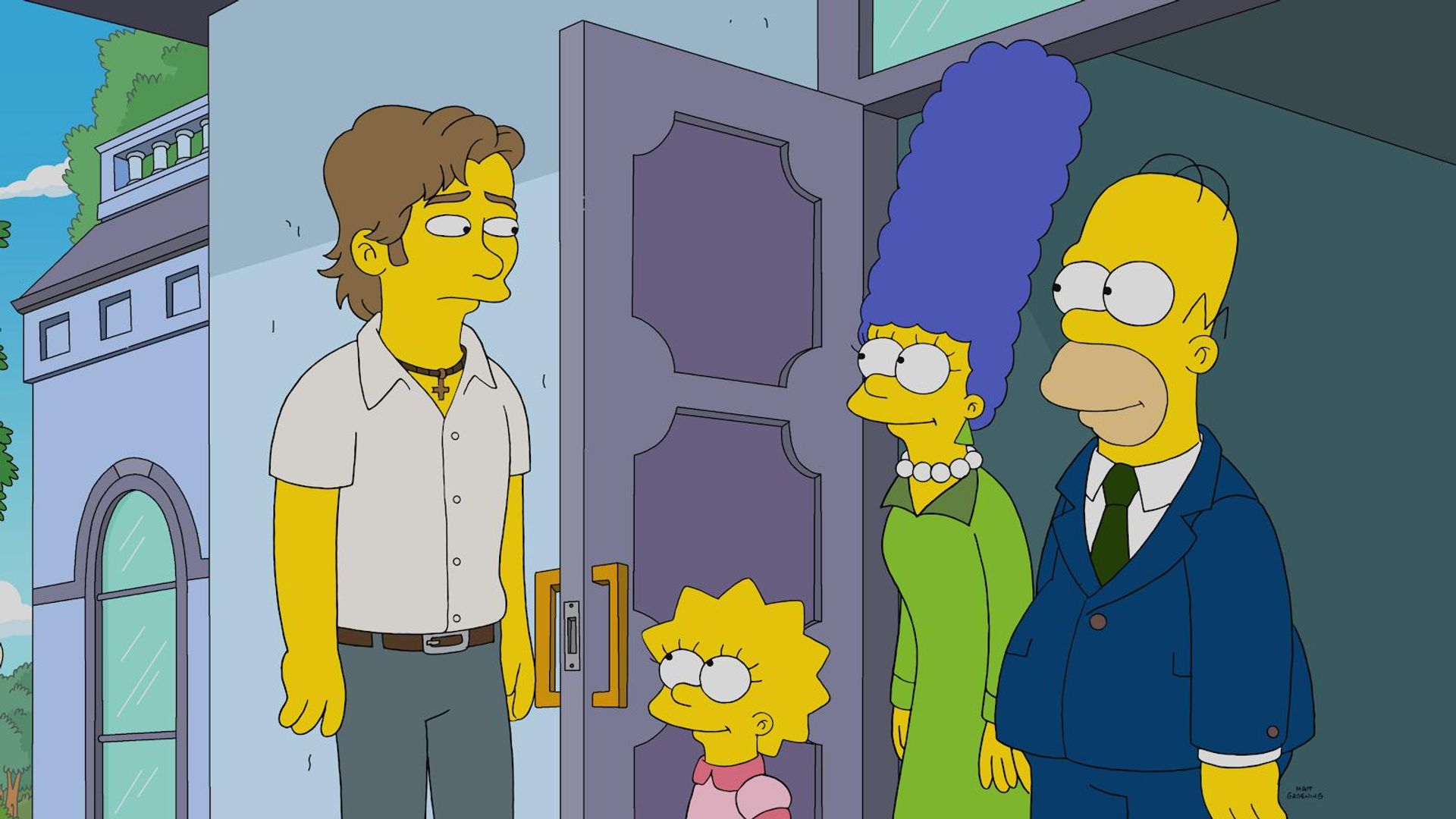 The Simpsons background