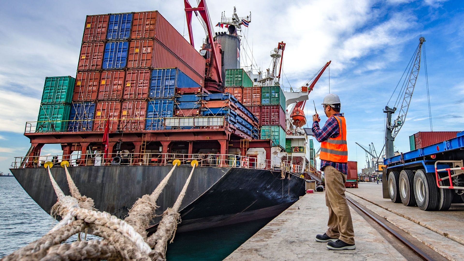 Shipping the World background