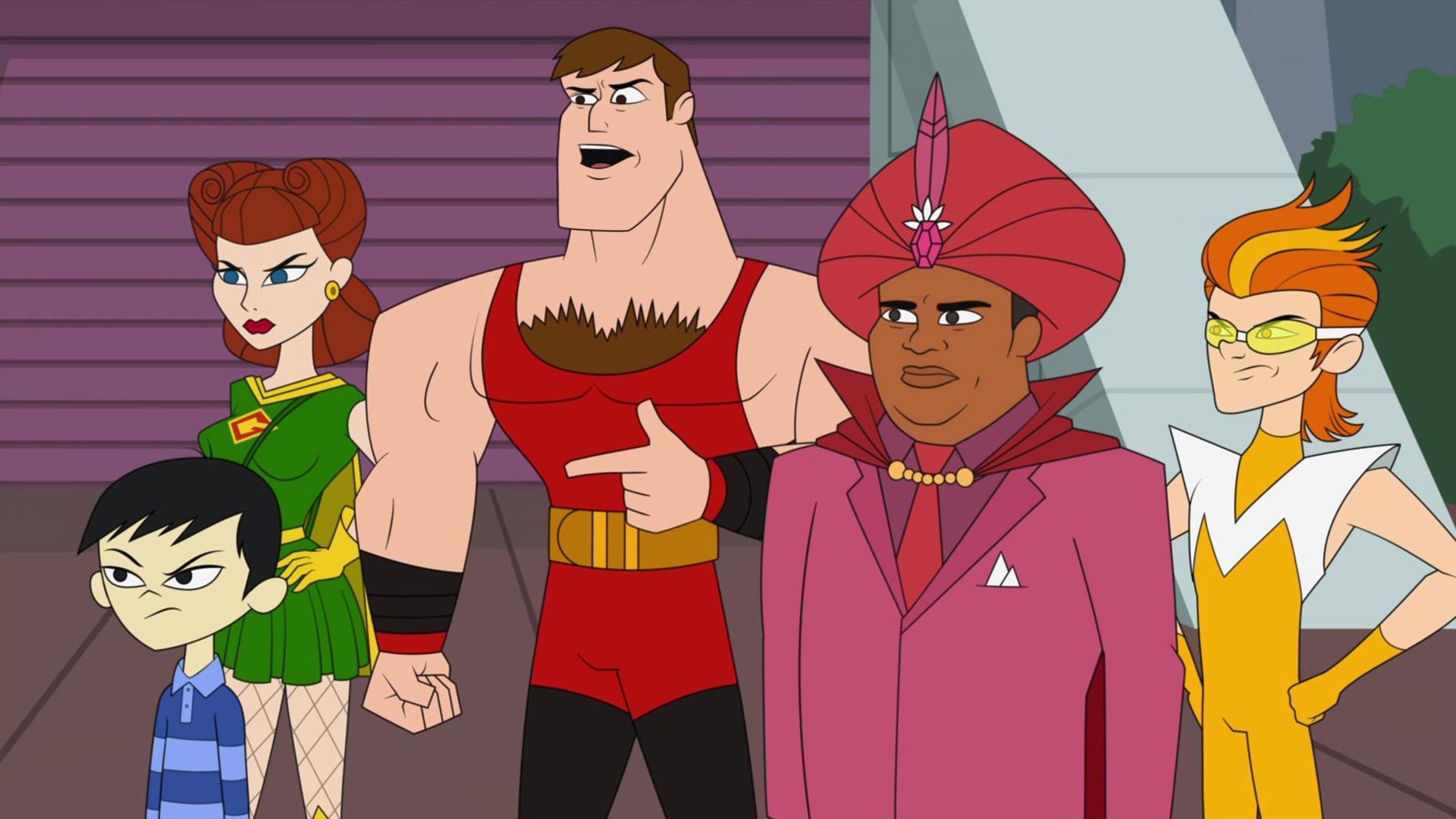 The Awesomes background