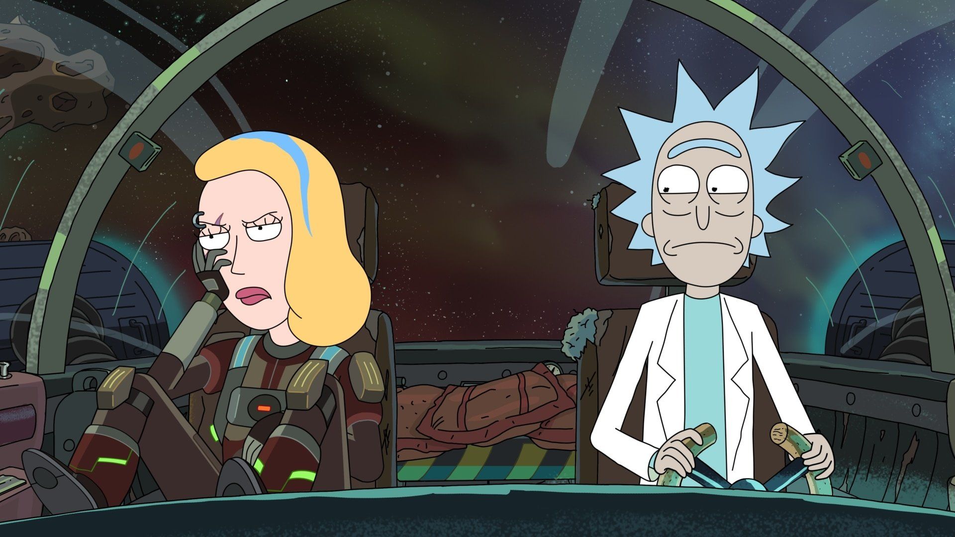 Rick and Morty background