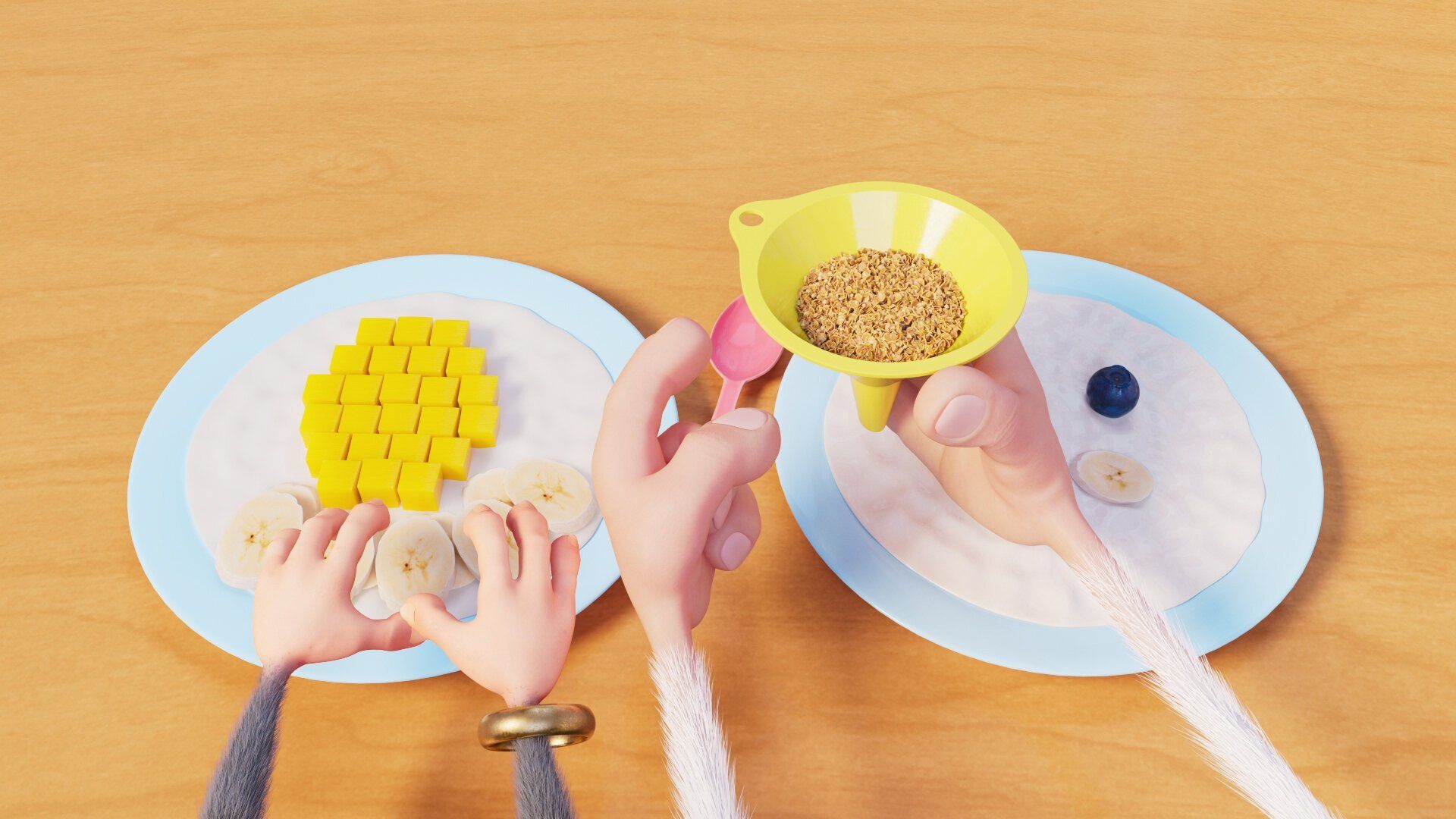 Booba: Food Puzzle background