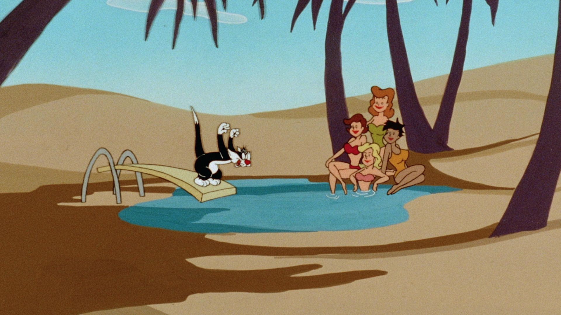 The Sylvester & Tweety Mysteries background