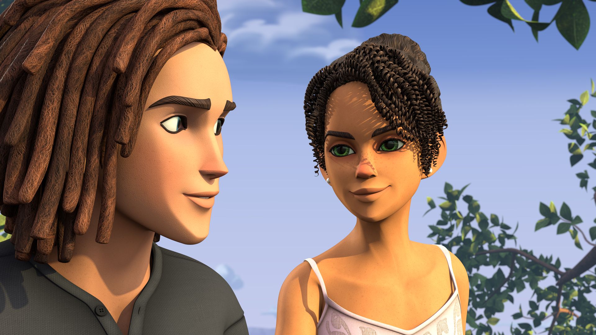 Tarzan and Jane background