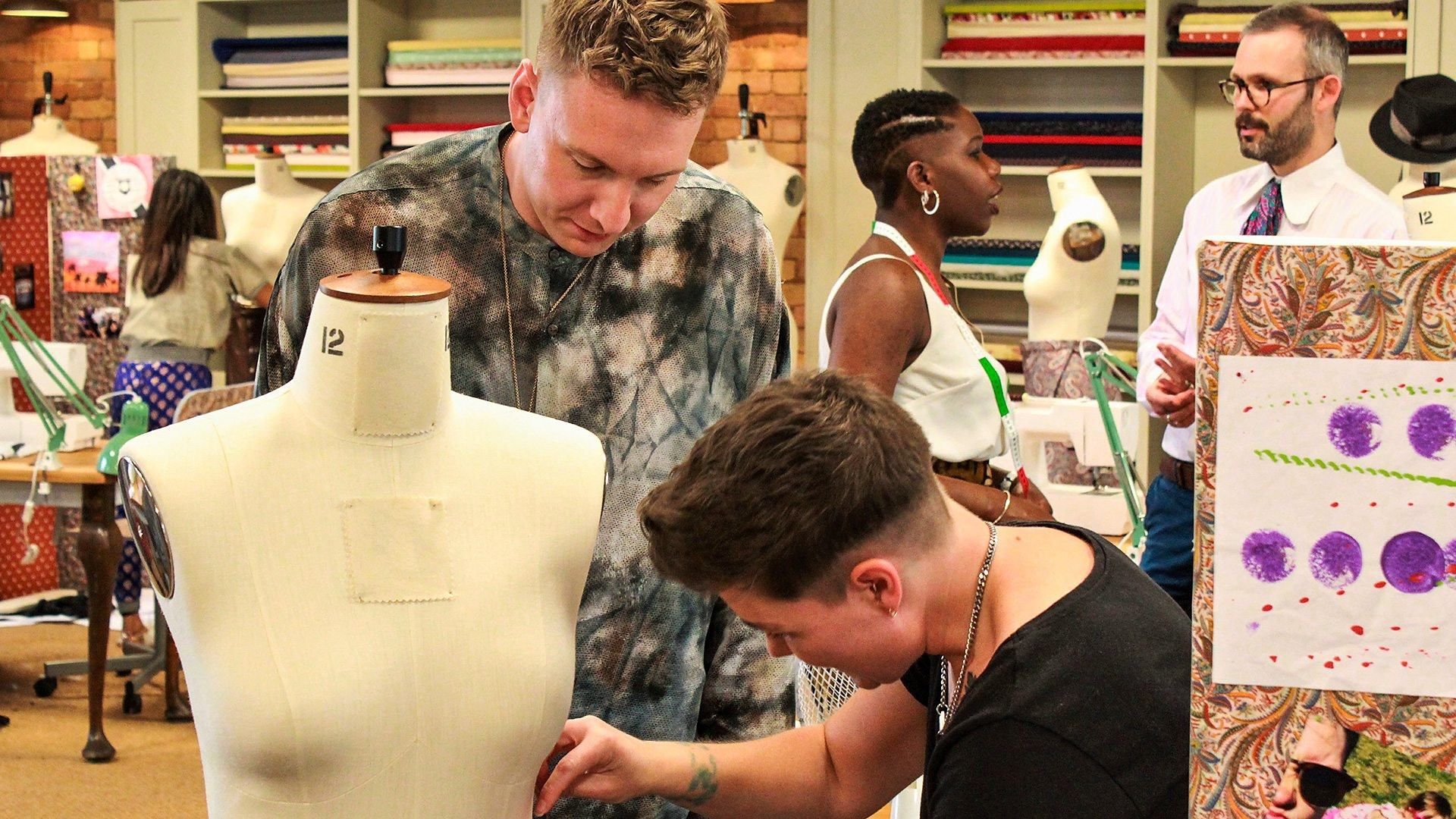 The Great British Sewing Bee background