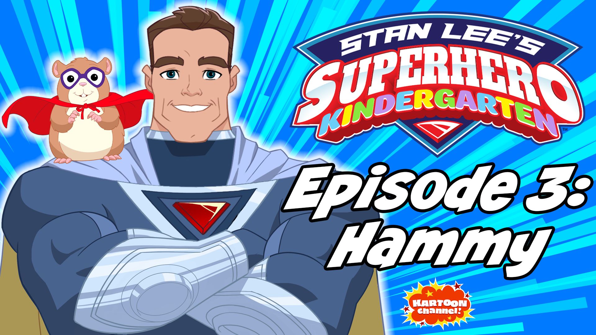 Superhero Kindergarten background