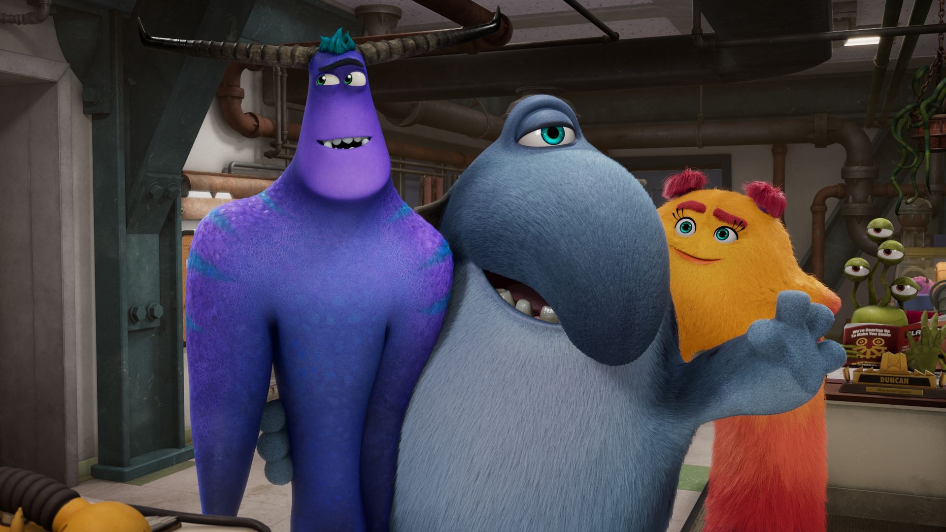 Monsters at Work background
