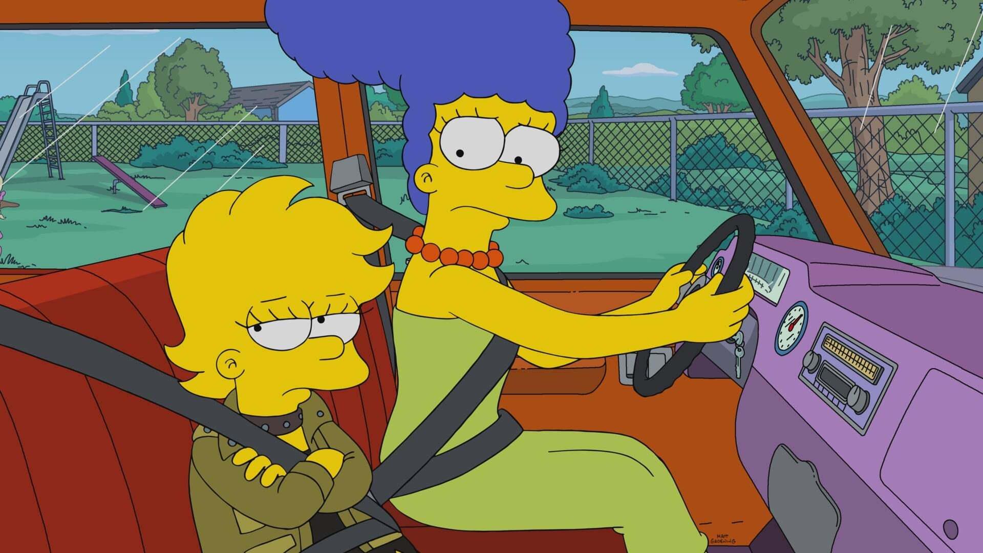 The Simpsons background