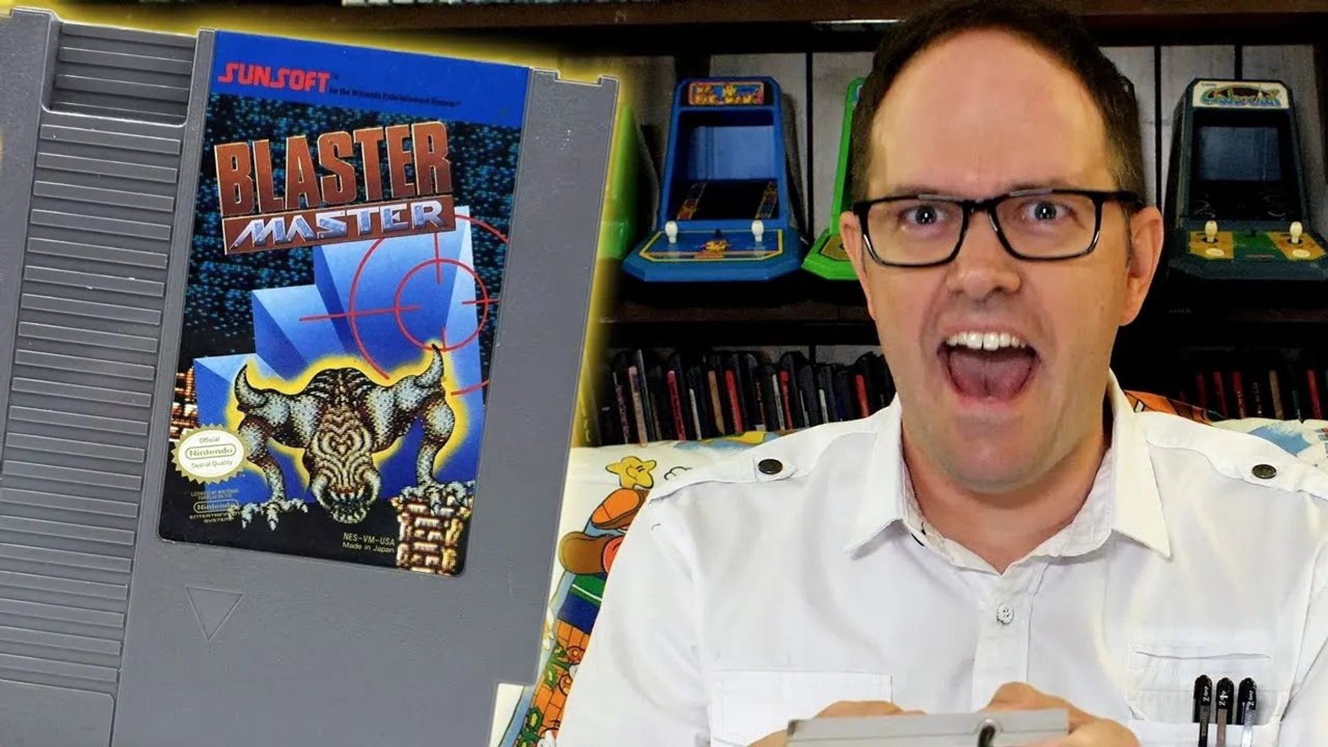 The Angry Video Game Nerd background