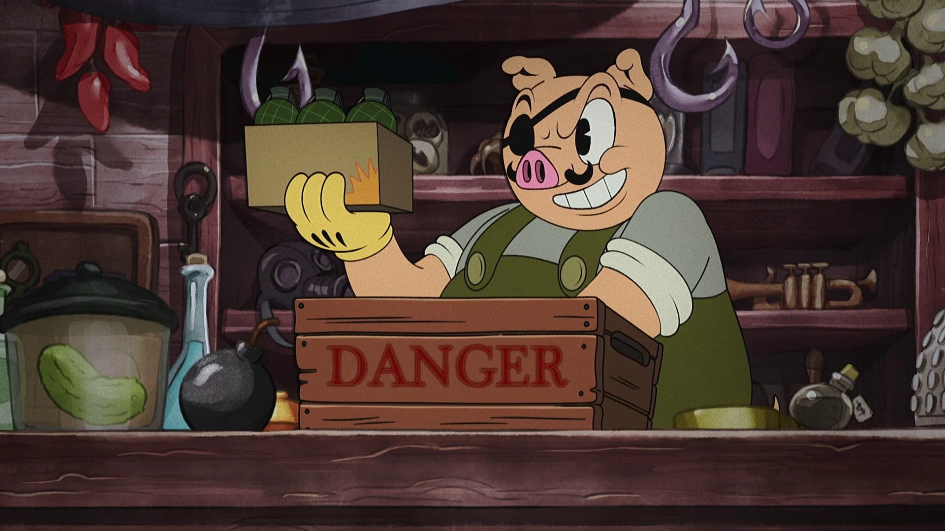 The Cuphead Show! background