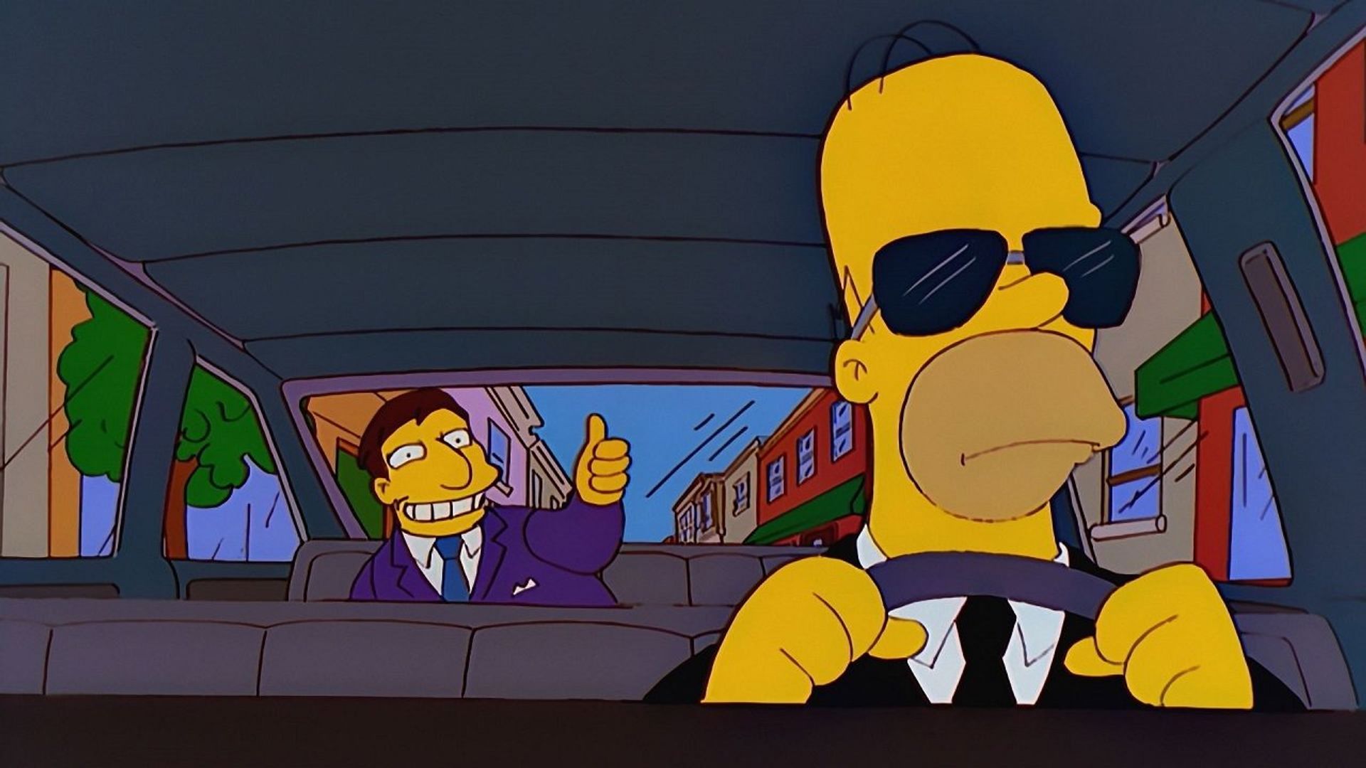 The Simpsons background
