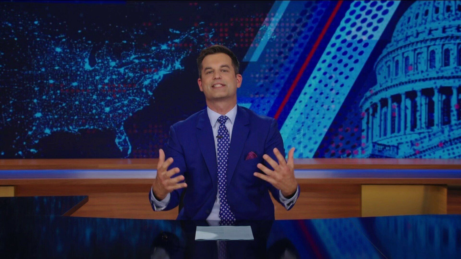 The Daily Show background