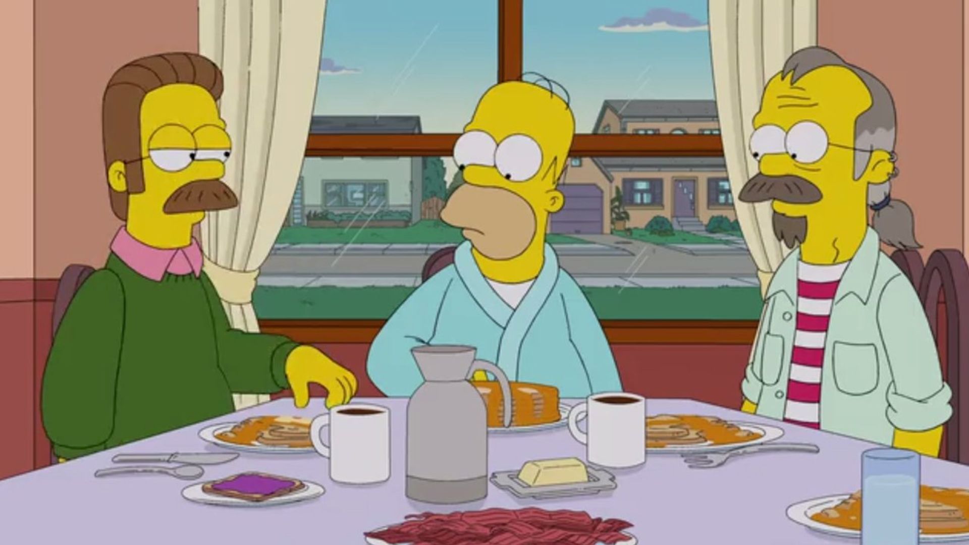 The Simpsons background