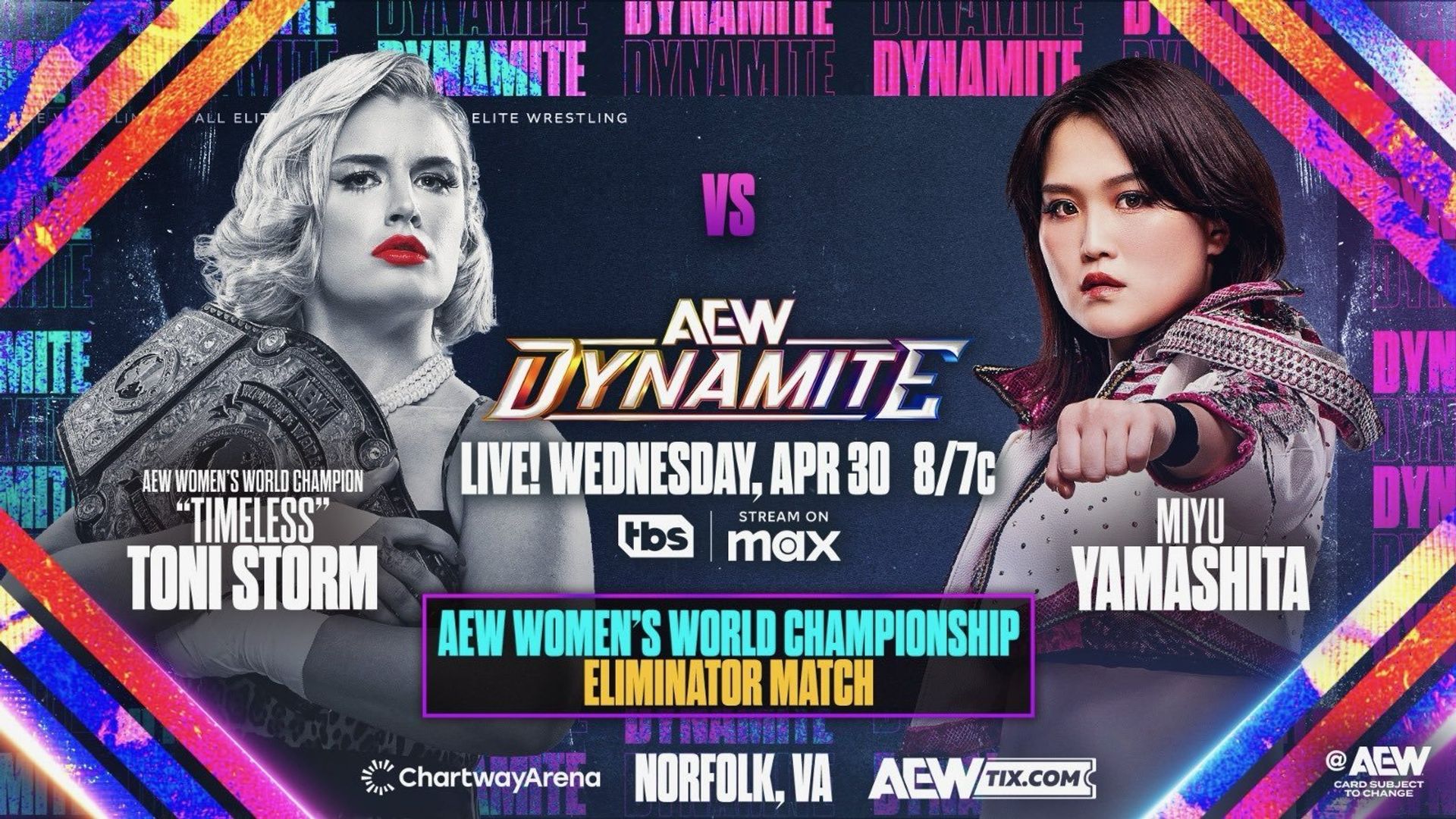 All Elite Wrestling: Dynamite background