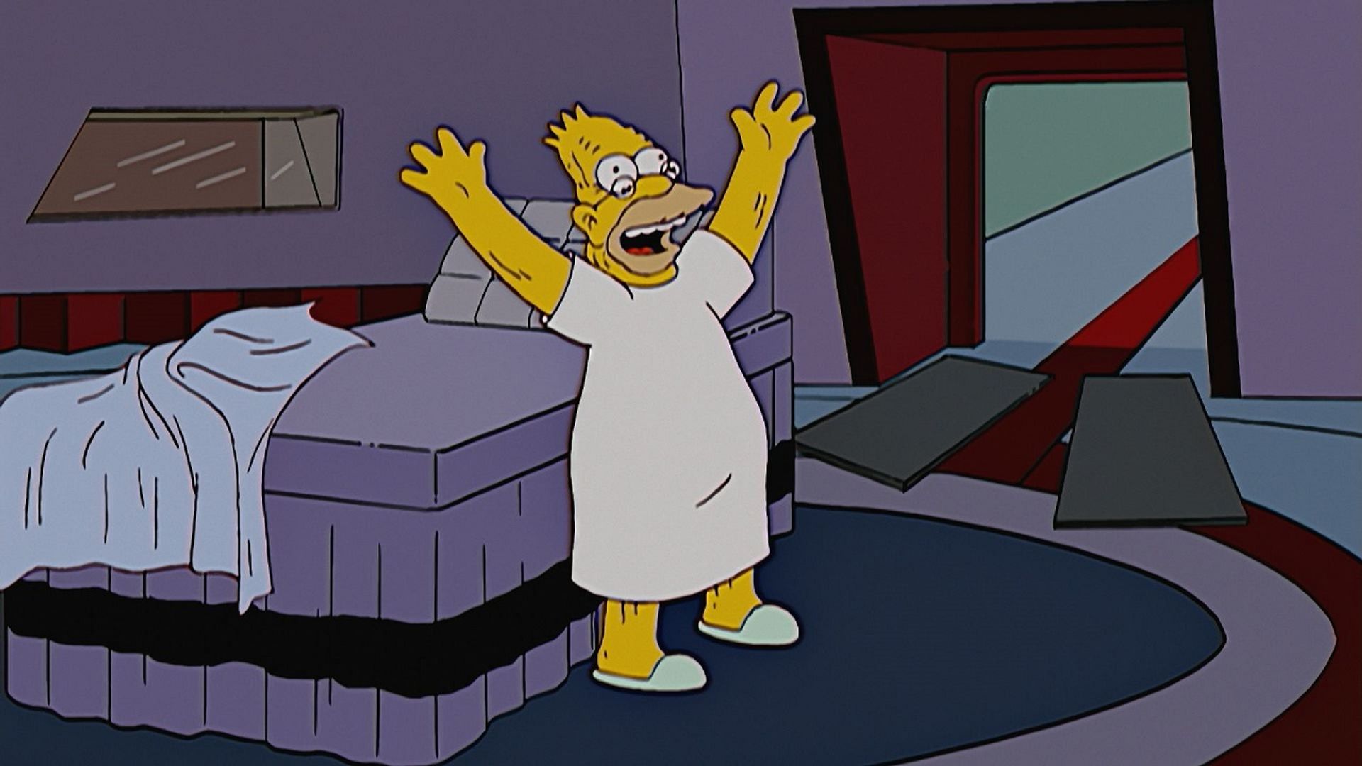 The Simpsons background