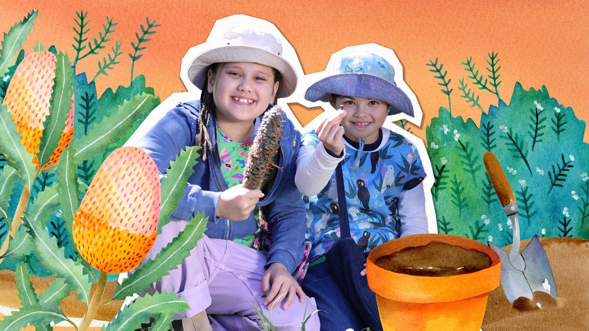Gardening Australia Junior background