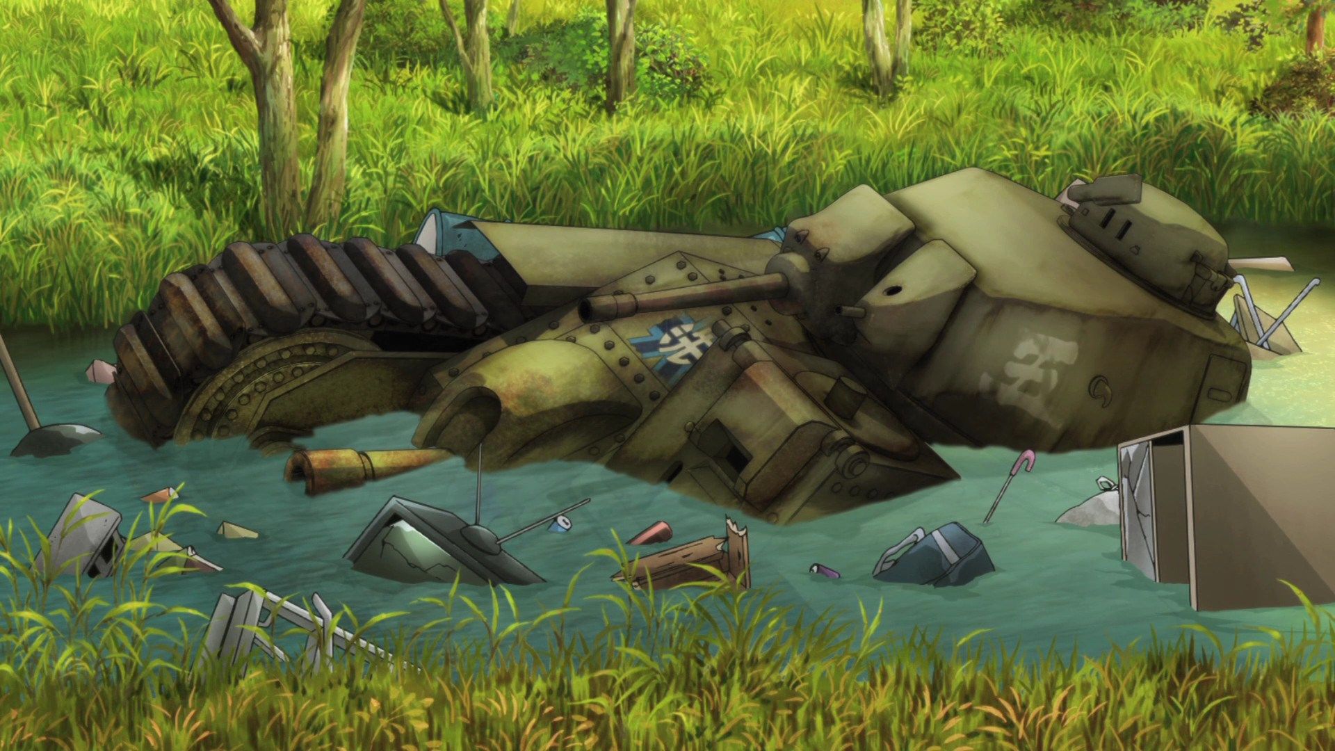 Girls und Panzer background