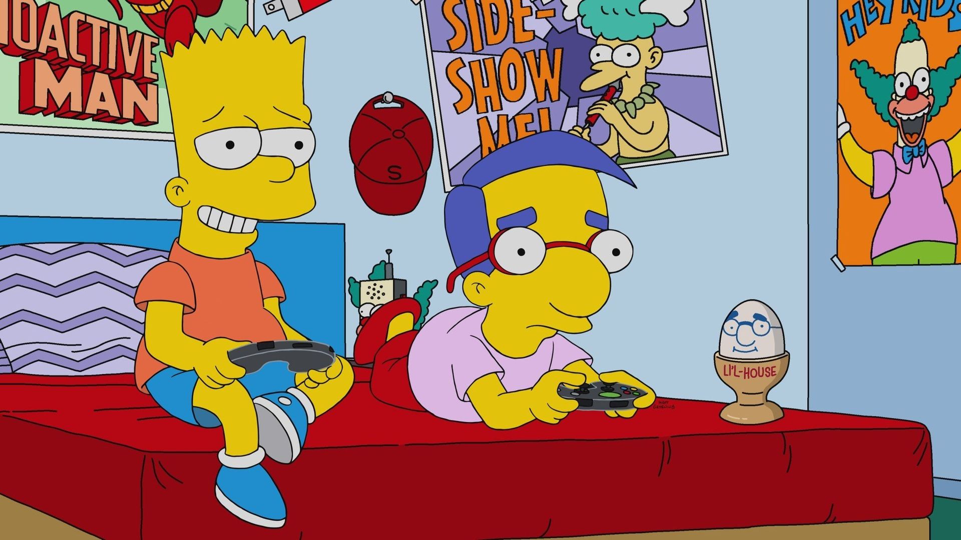 The Simpsons background