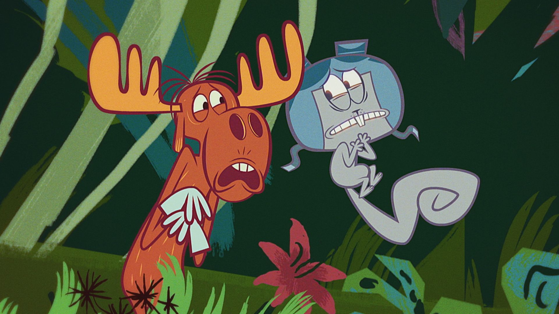 The Adventures of Rocky and Bullwinkle background