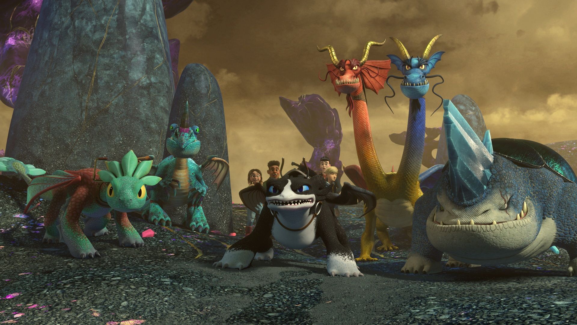 Dragons: The Nine Realms background